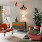 SIMPLE SOLUTIONS Aparador de 2 Puertas en Efecto Roble