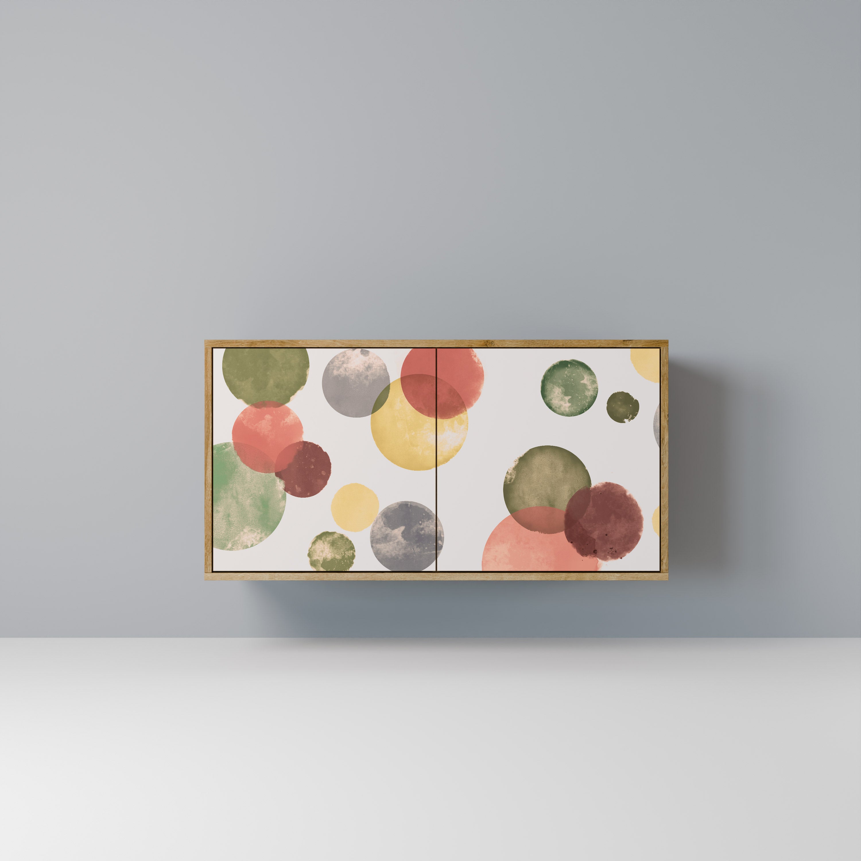 FLEETING HAPPINESS 2-Door Sideboard in Oak Effect