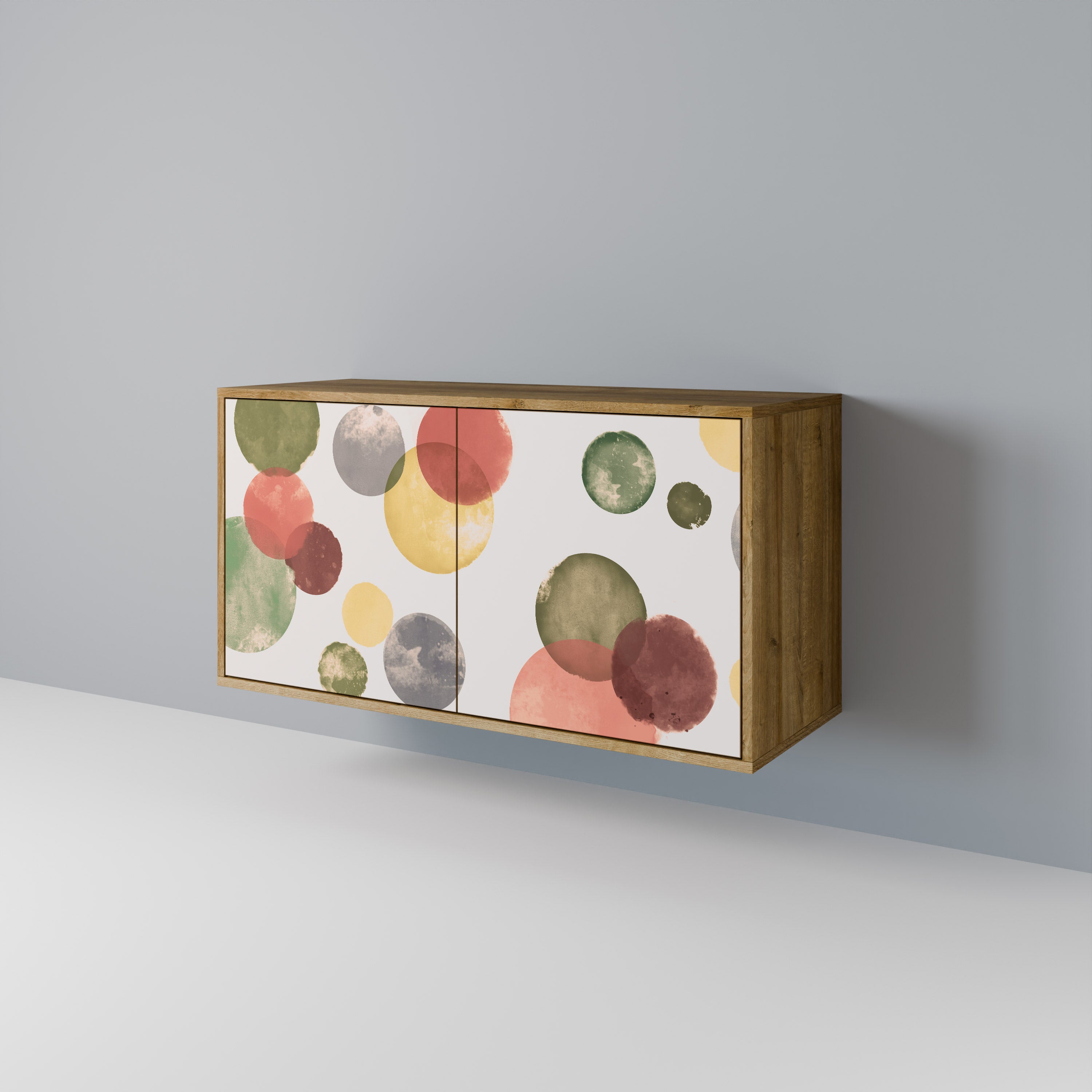 FLEETING HAPPINESS 2-Door Sideboard in Oak Effect