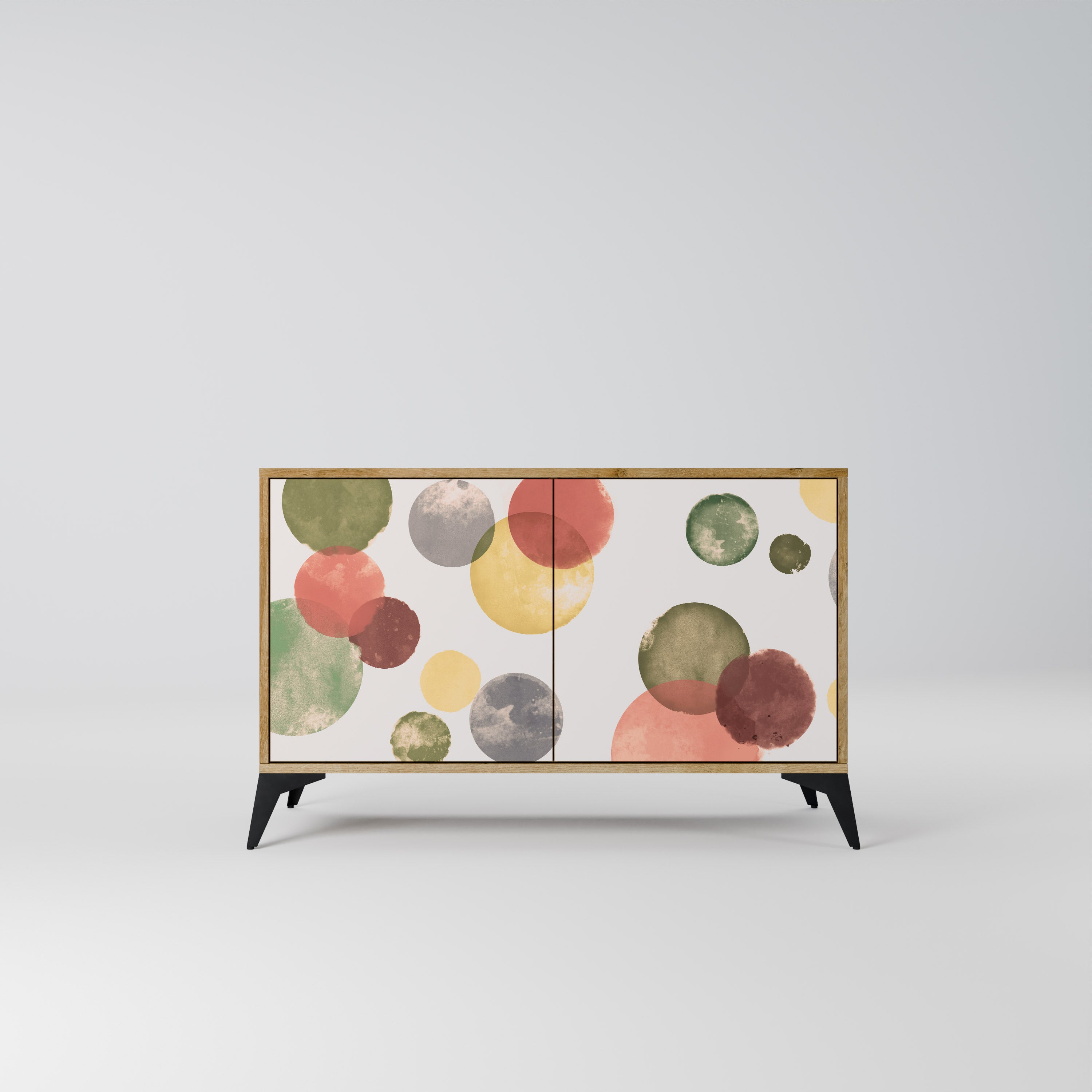 FLEETING HAPPINESS 2-Door Sideboard in Oak Effect