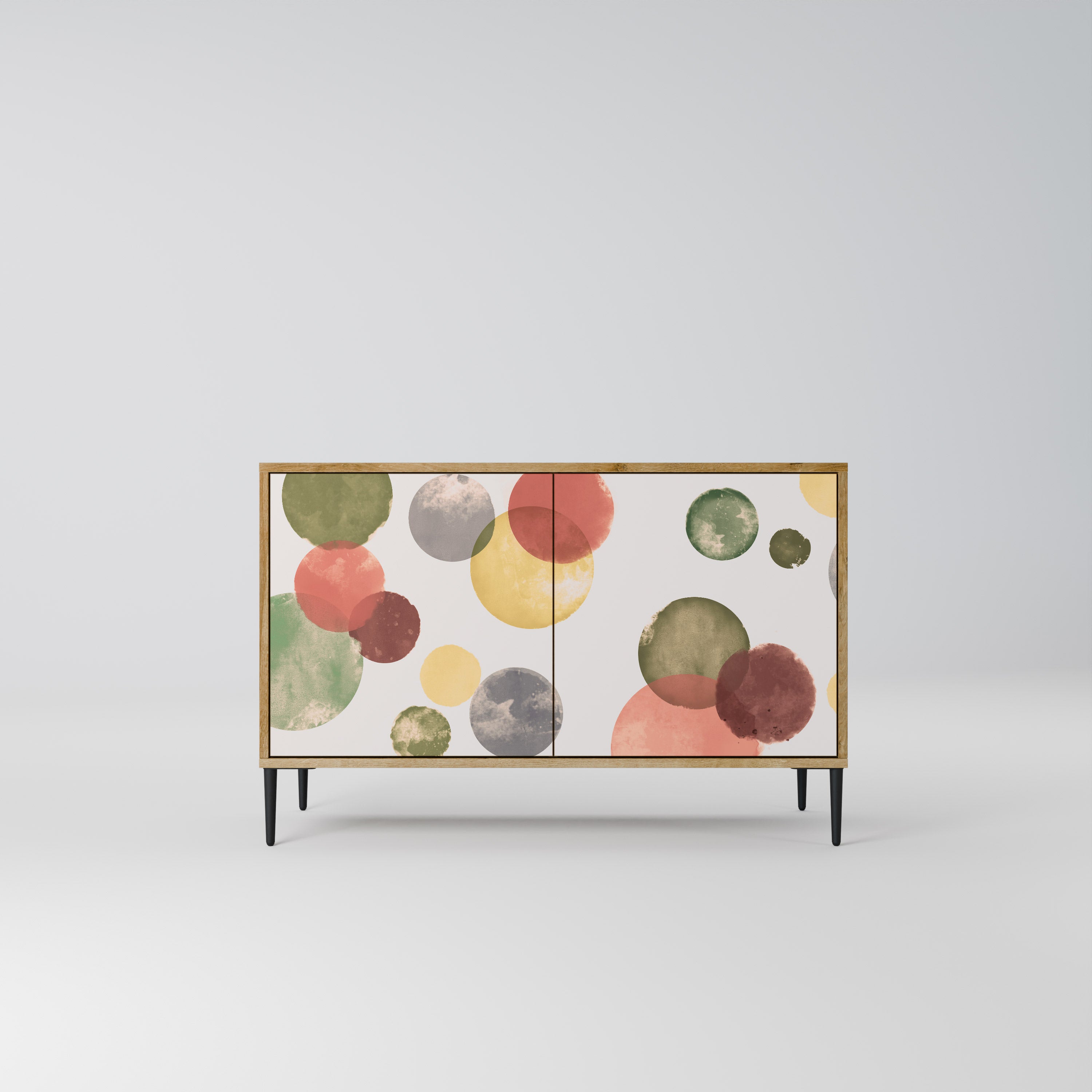 FLEETING HAPPINESS 2-Door Sideboard in Oak Effect