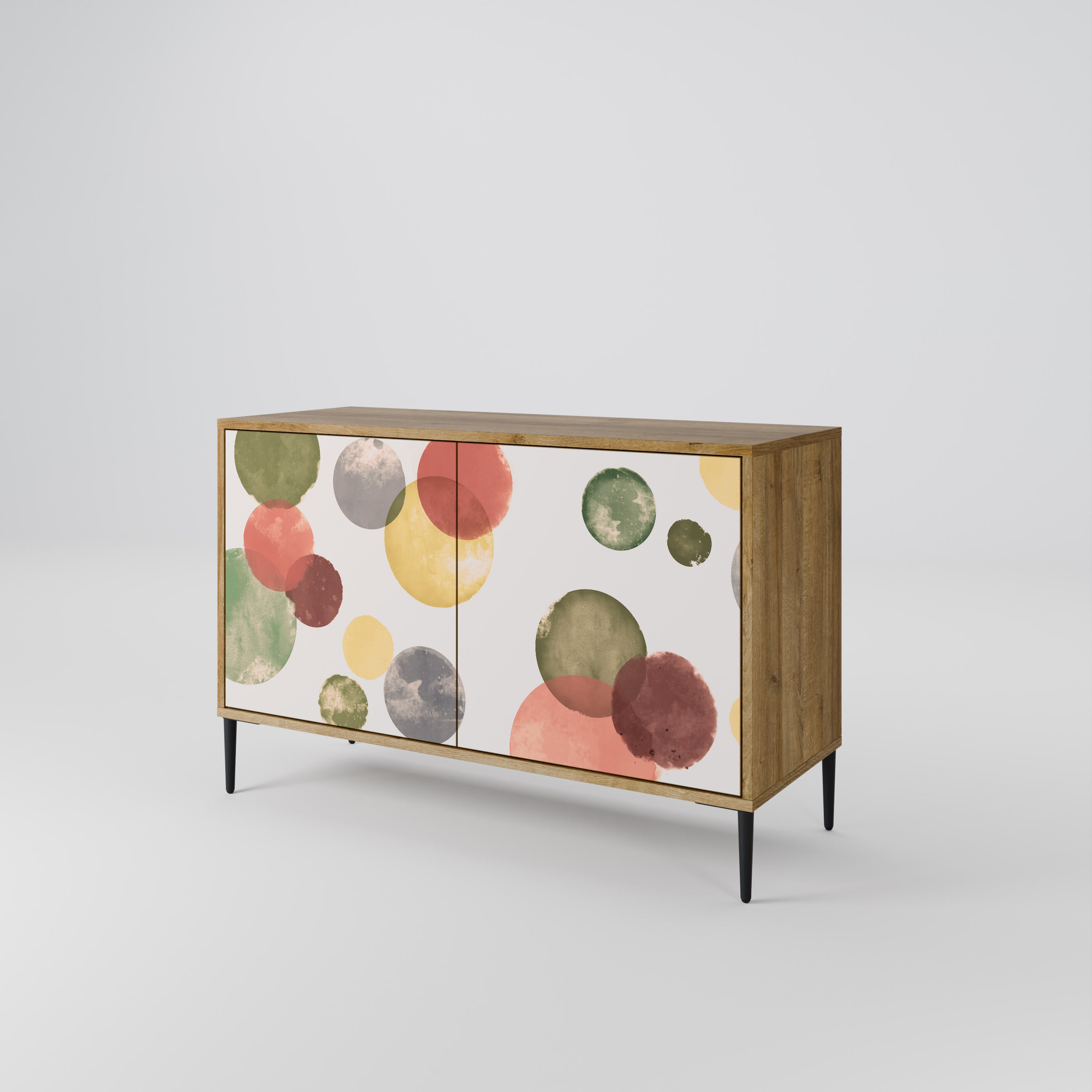 FLEETING HAPPINESS 2-Door Sideboard in Oak Effect