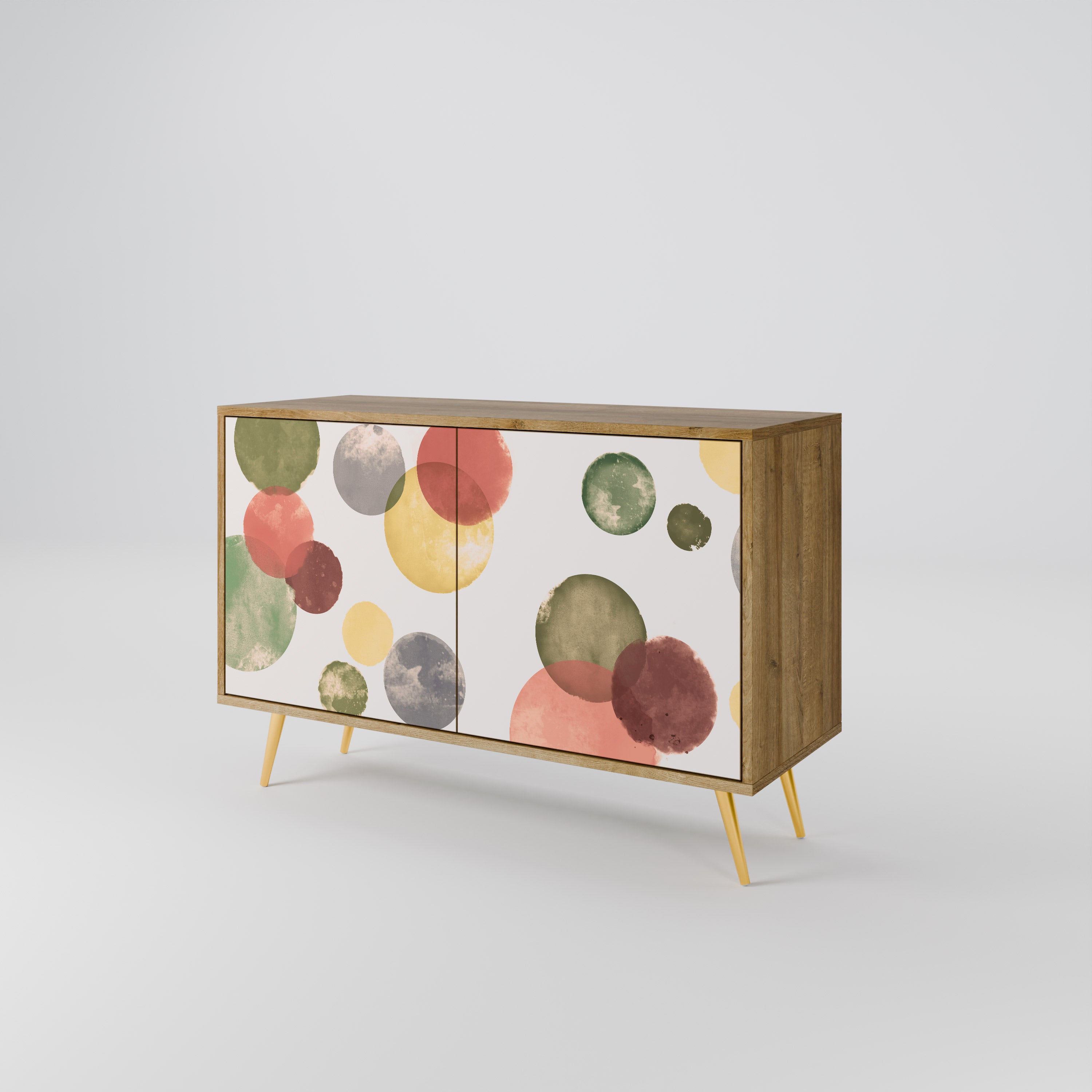 FLEETING HAPPINESS 2-Door Sideboard in Oak Effect