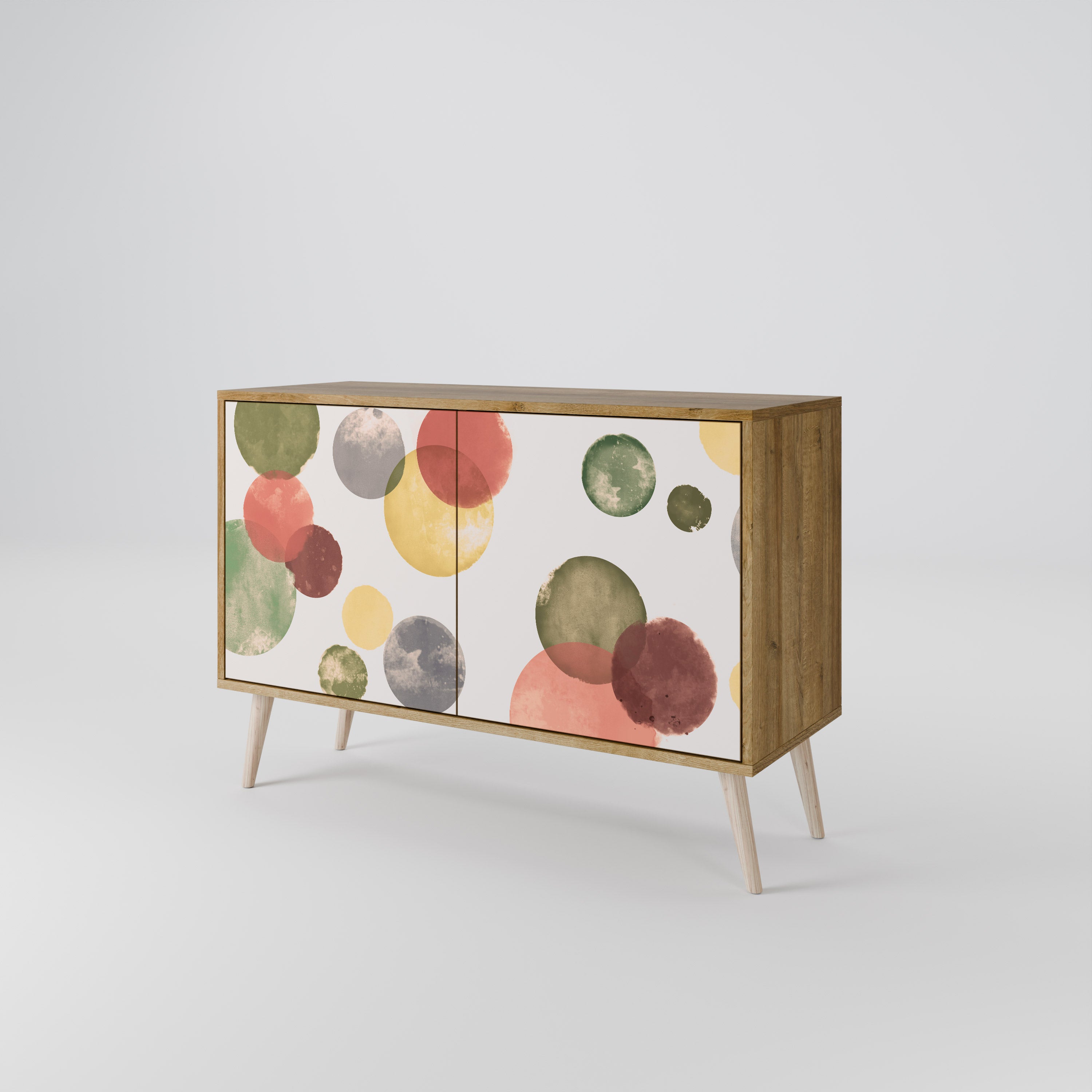 FLEETING HAPPINESS 2-Door Sideboard in Oak Effect