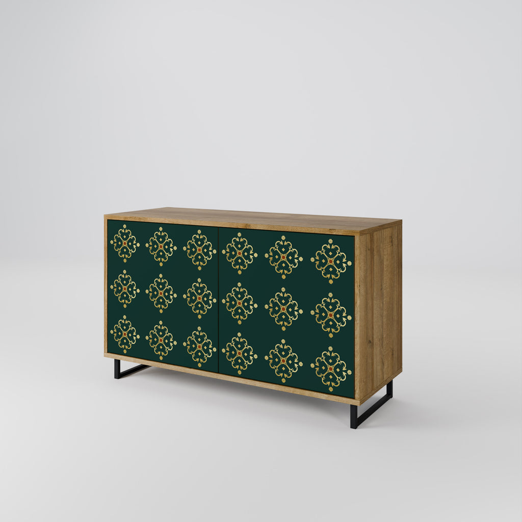 ROYAL MEDALLION 2-Door Sideboard in Oak Effect