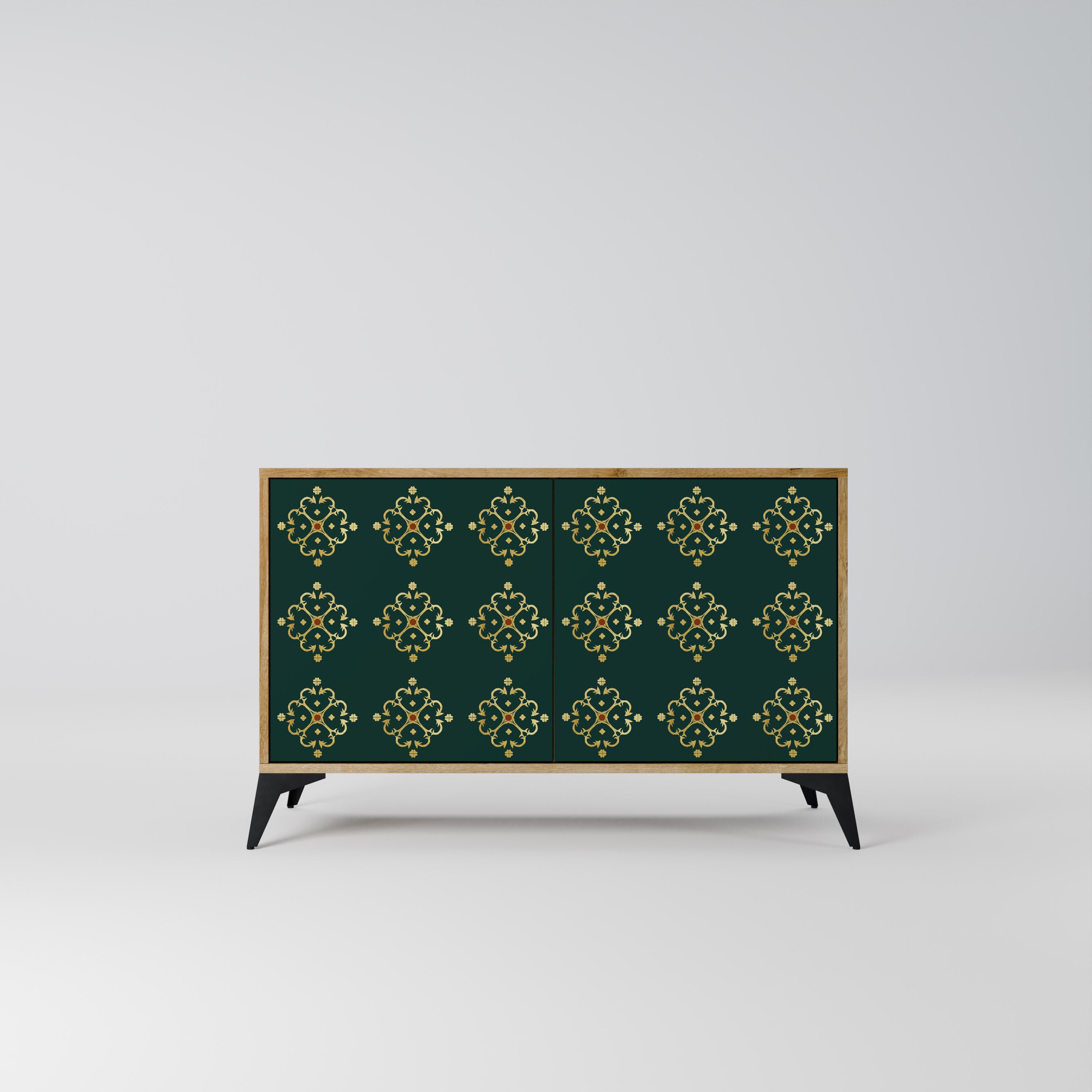 ROYAL MEDALLION 2-Door Sideboard in Oak Effect