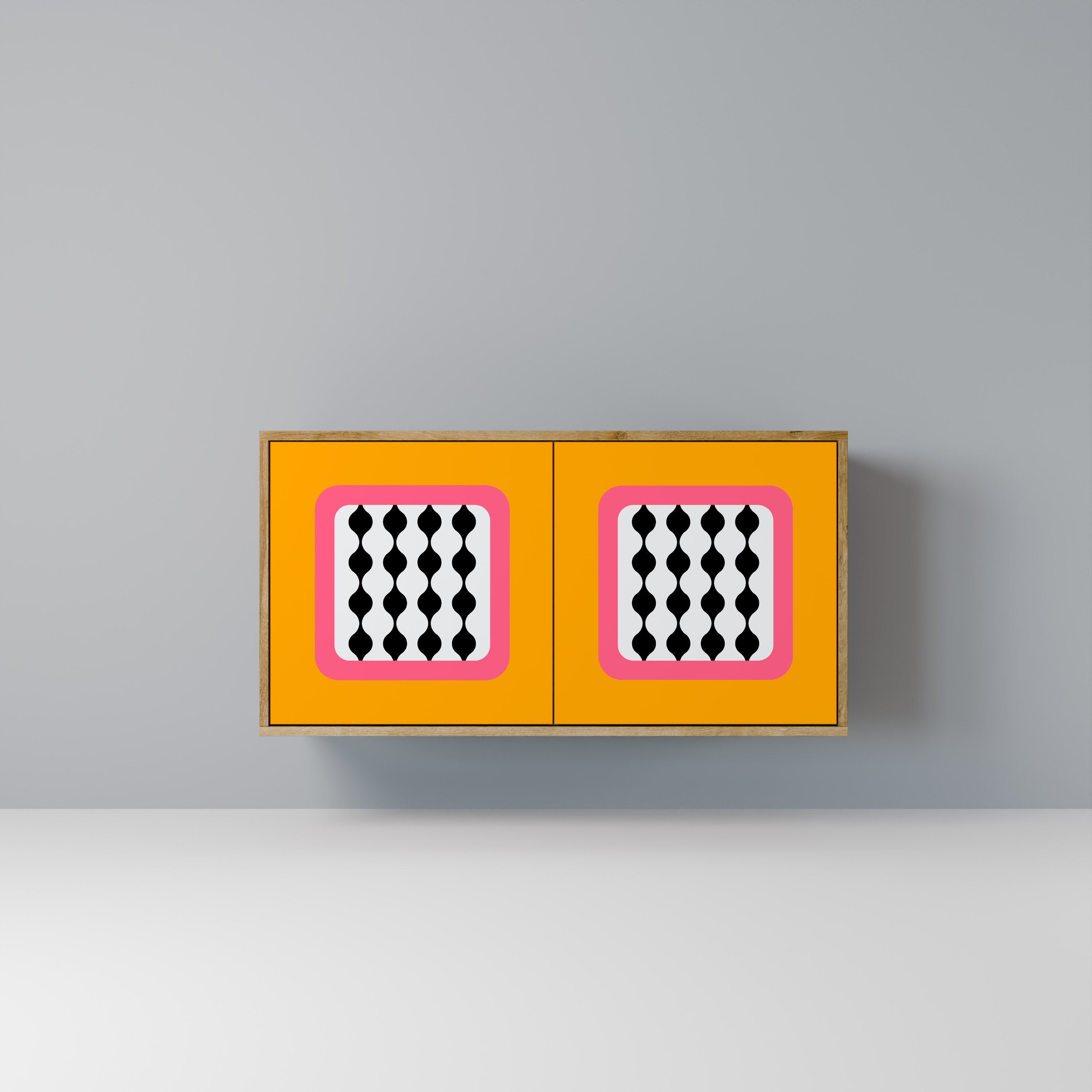 TEARS IN HEAVEN 2-Door Sideboard in Oak Effect