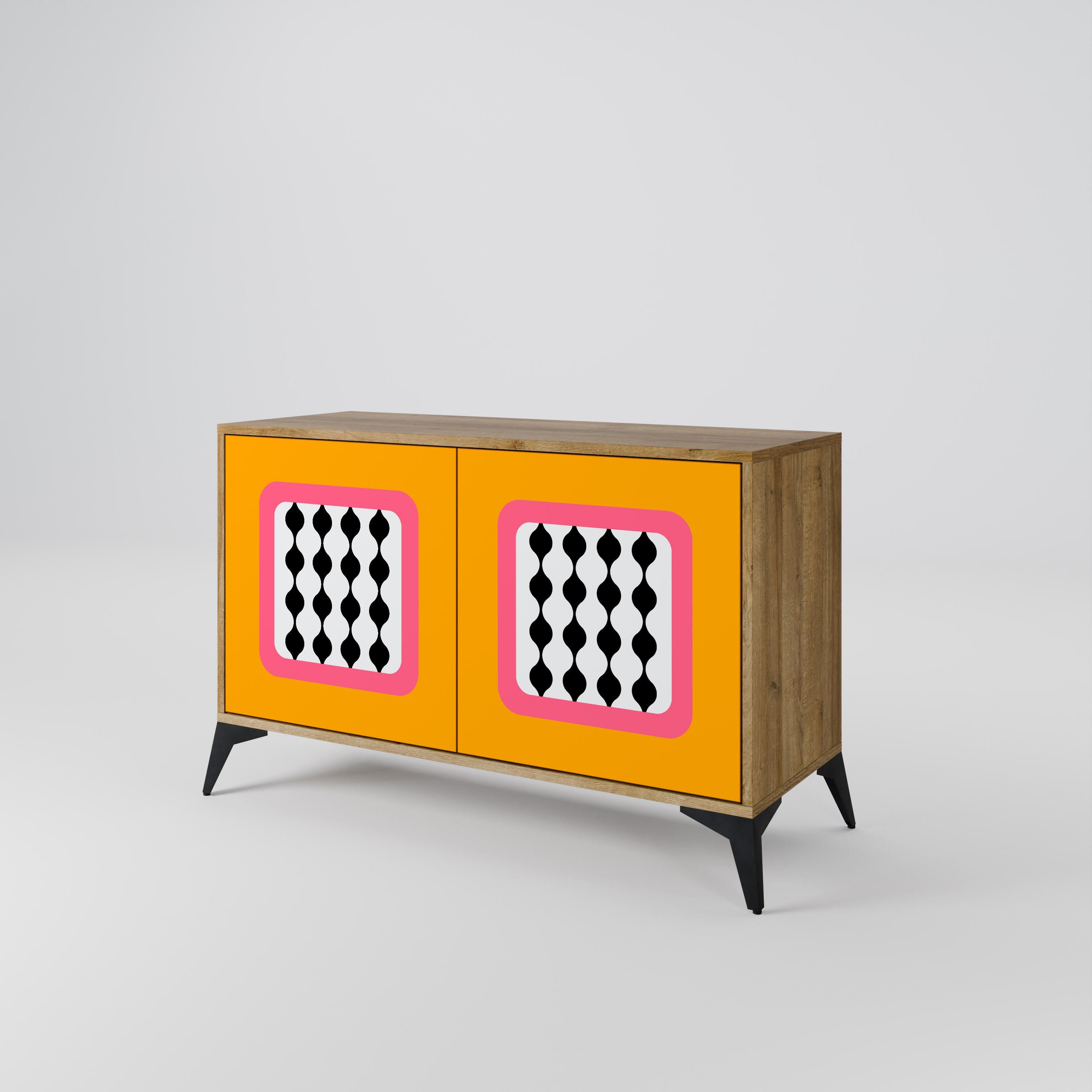 TEARS IN HEAVEN 2-Door Sideboard in Oak Effect