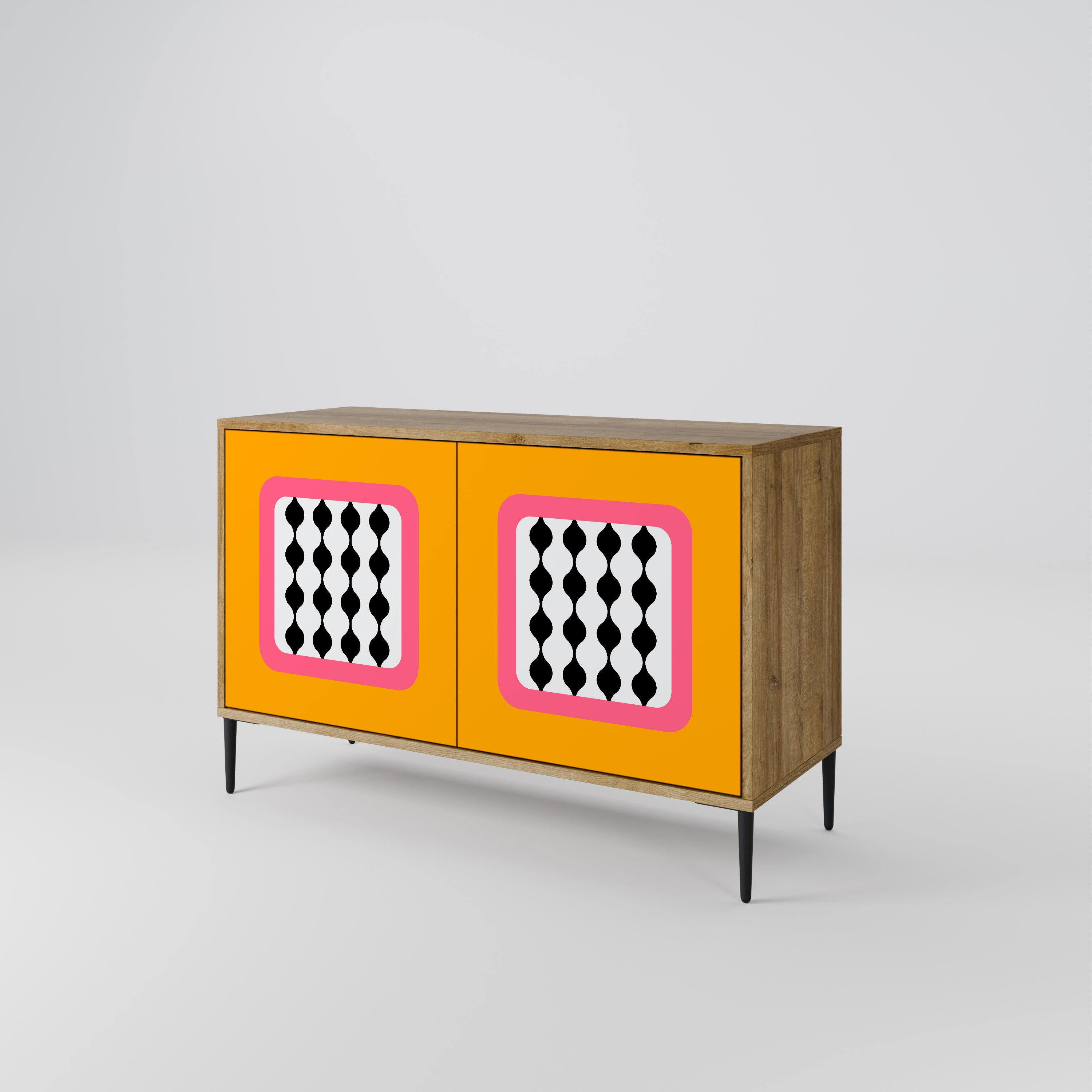 TEARS IN HEAVEN 2-Door Sideboard in Oak Effect