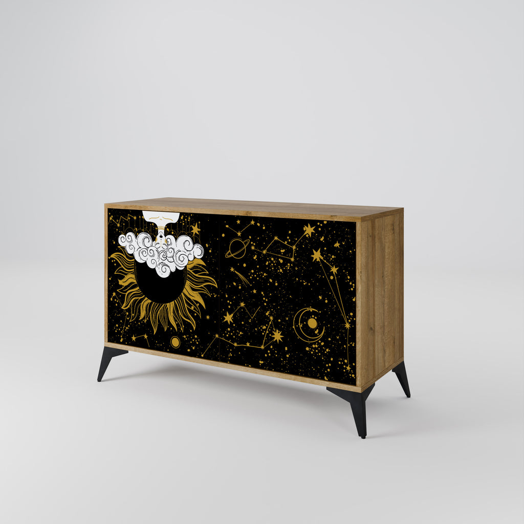 STELLAR CONSTELLATIONS 2-Door Sideboard in Oak Effect
