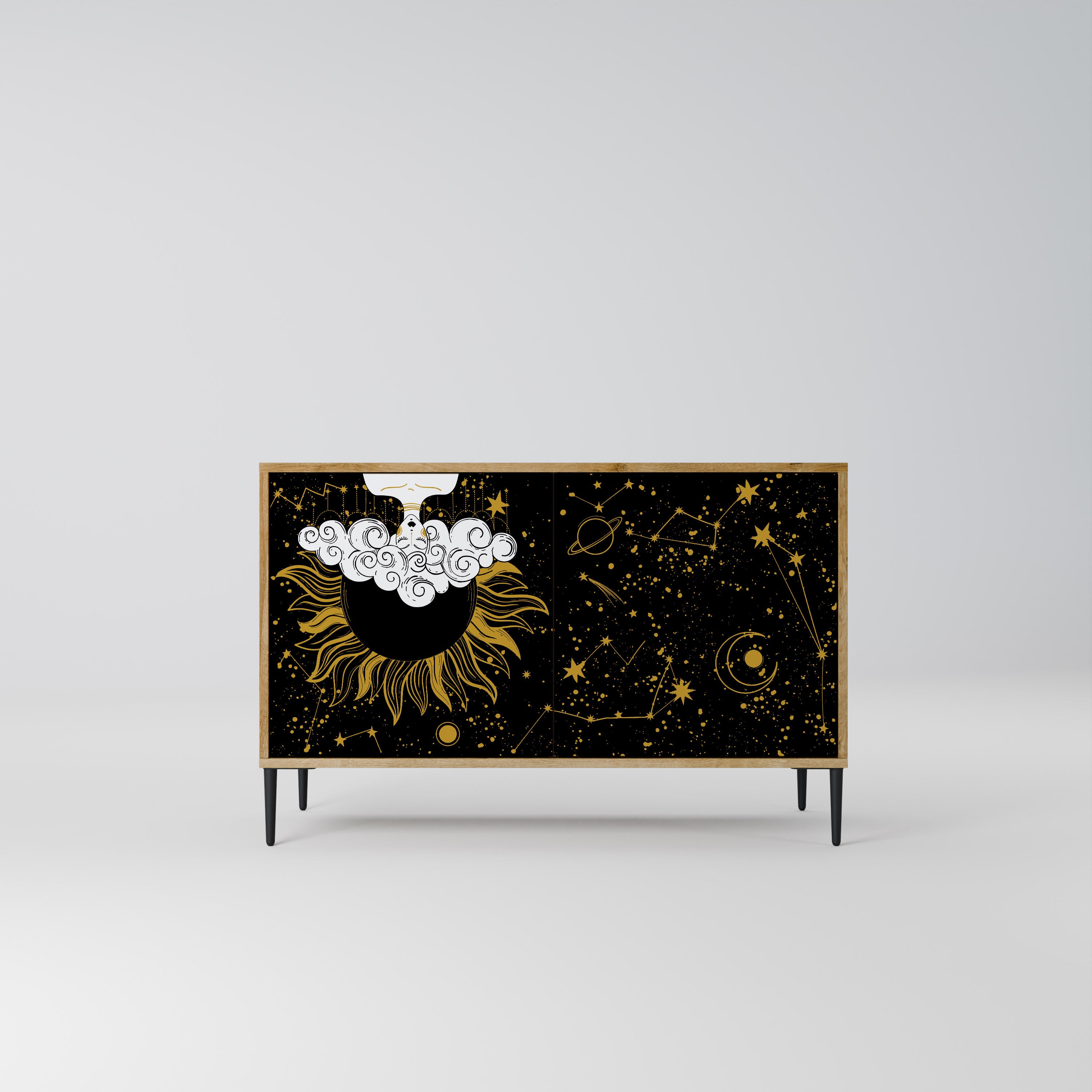 STELLAR CONSTELLATIONS 2-Door Sideboard in Oak Effect