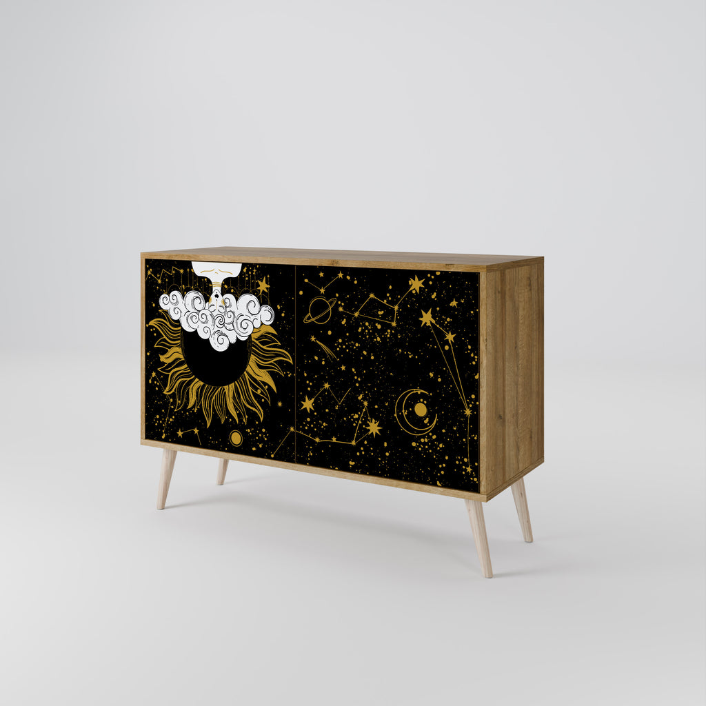 STELLAR CONSTELLATIONS 2-Door Sideboard in Oak Effect