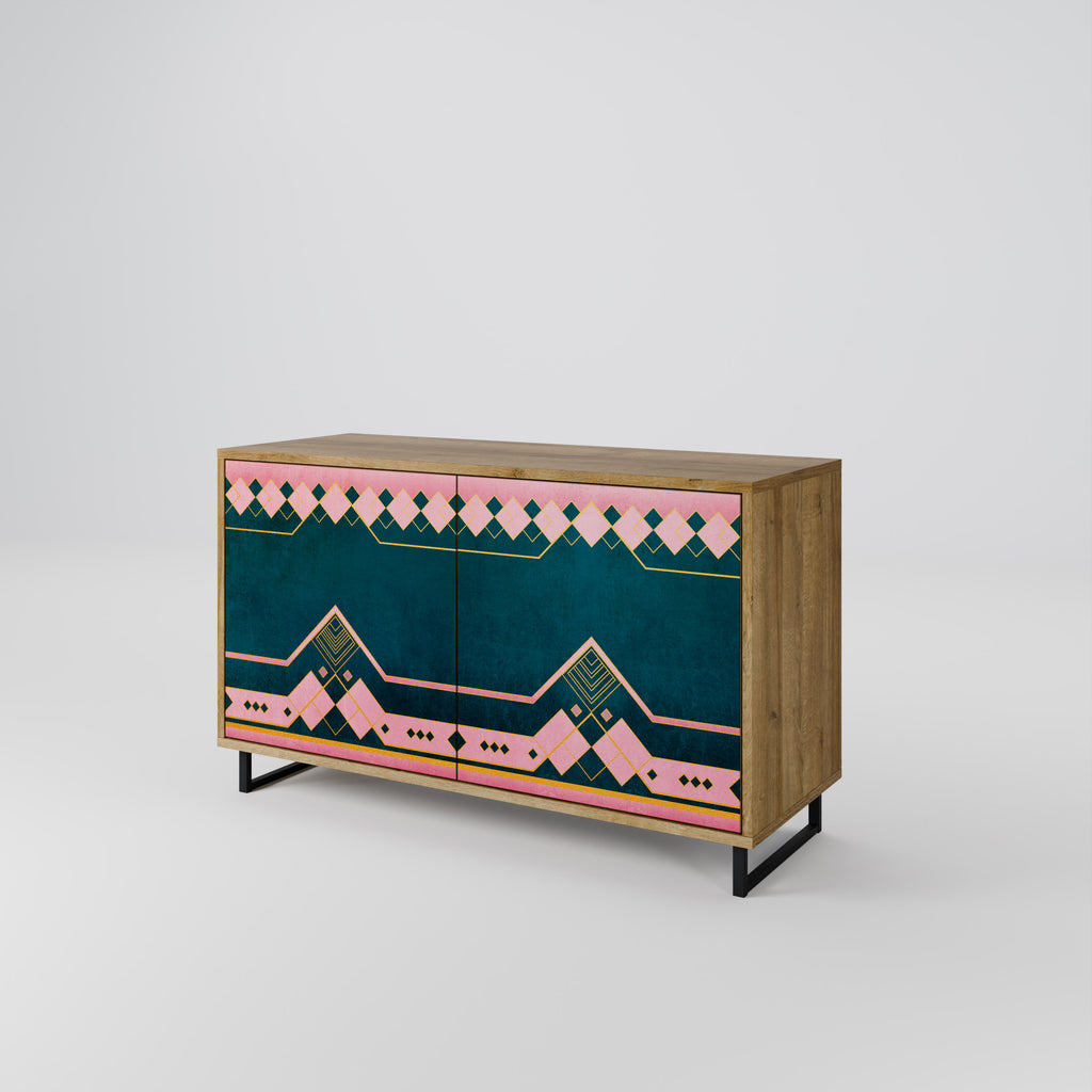 ROYAL COMPOSITION 2-Door Sideboard in Oak Effect