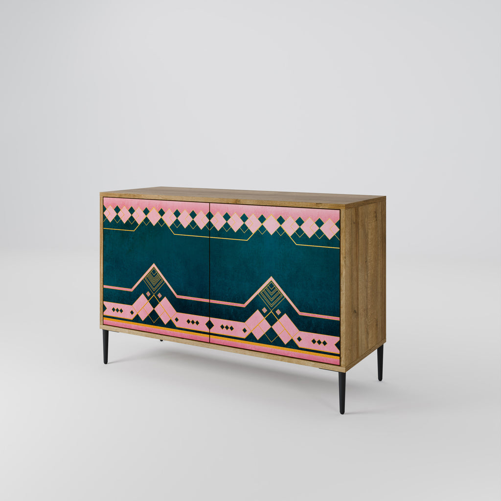 ROYAL COMPOSITION 2-Door Sideboard in Oak Effect