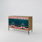 ROYAL COMPOSITION 2-Door Sideboard in Oak Effect