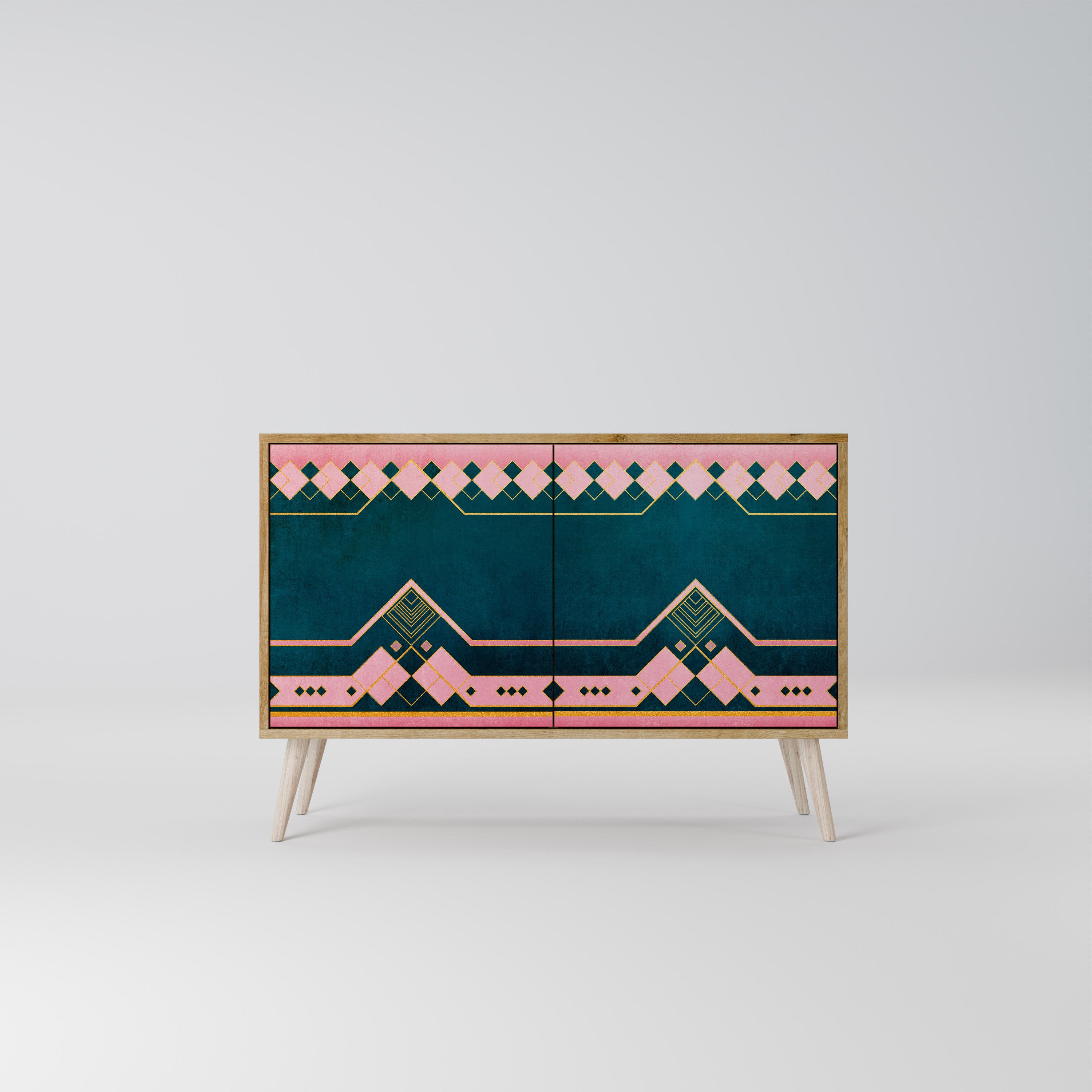 ROYAL COMPOSITION 2-Door Sideboard in Oak Effect