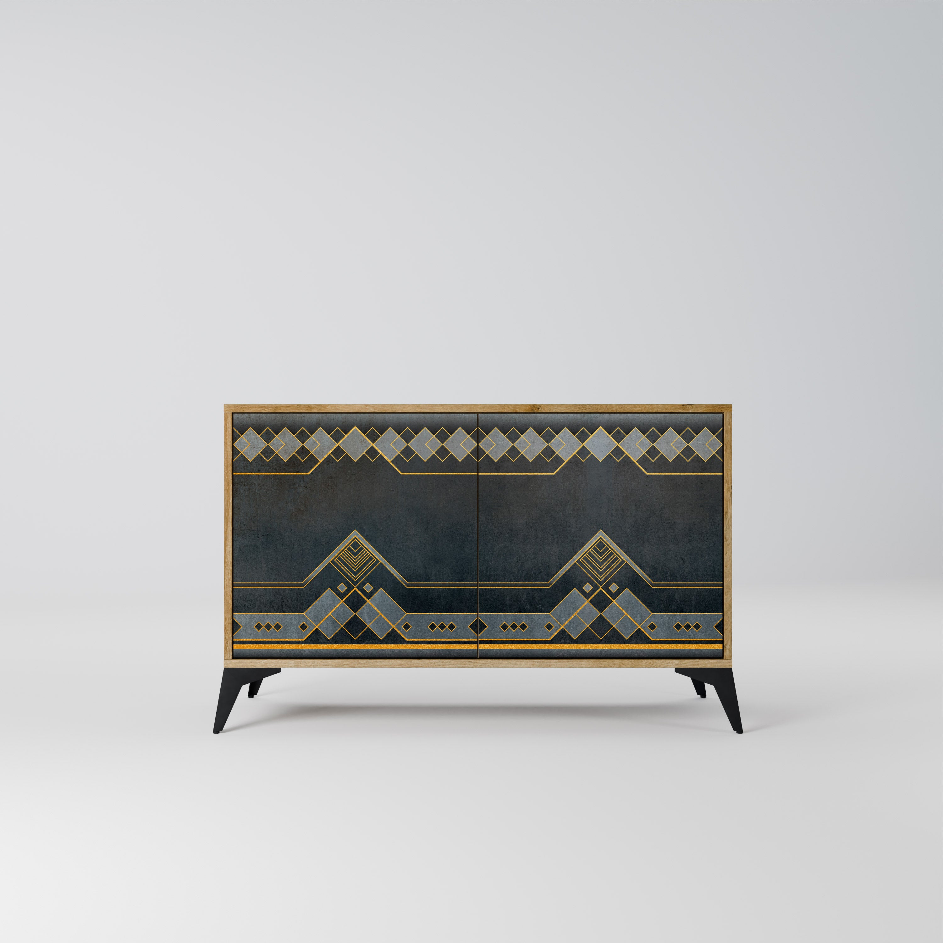 ROYAL ORDINARINESS 2-Door Sideboard in Oak Effect