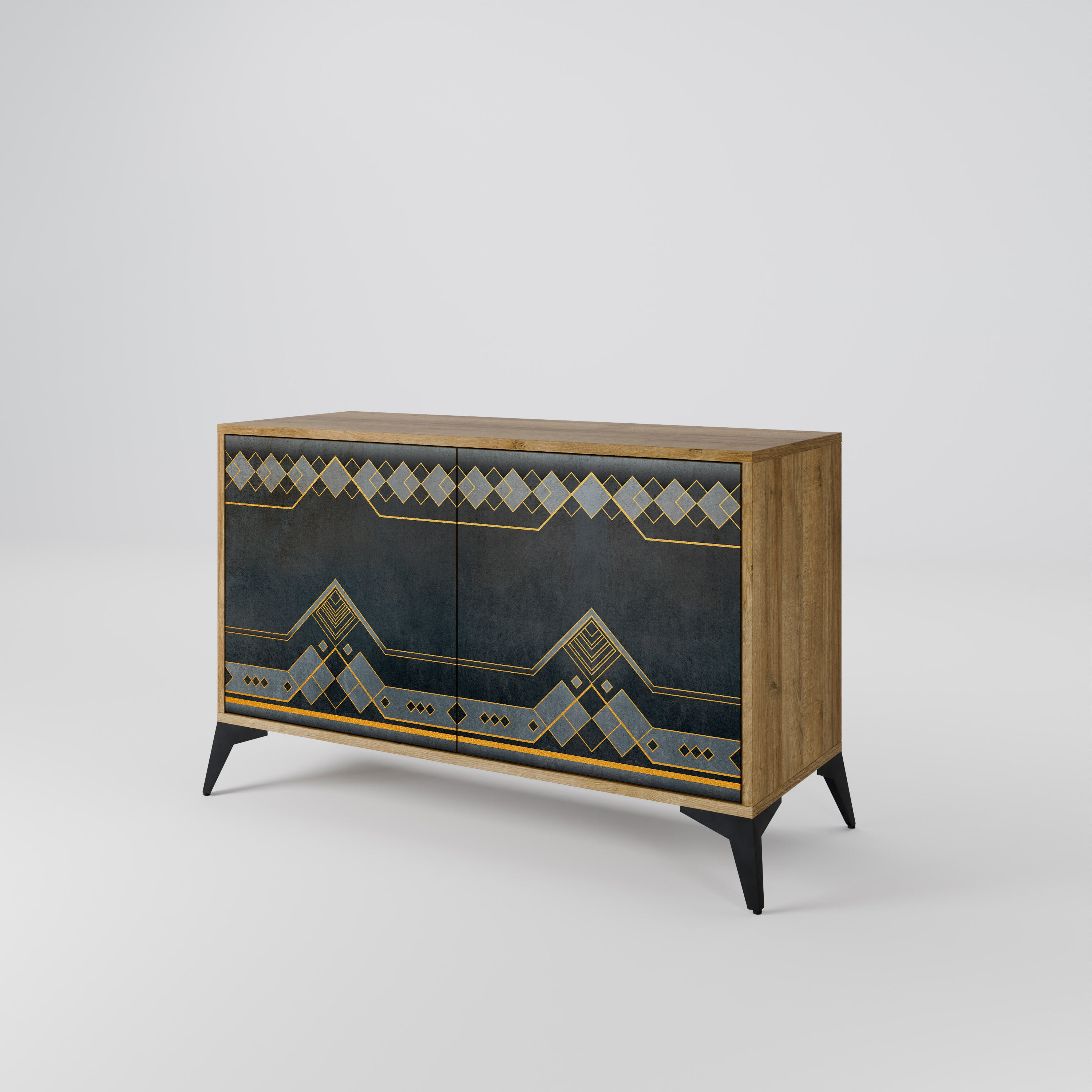 ROYAL ORDINARINESS 2-Door Sideboard in Oak Effect