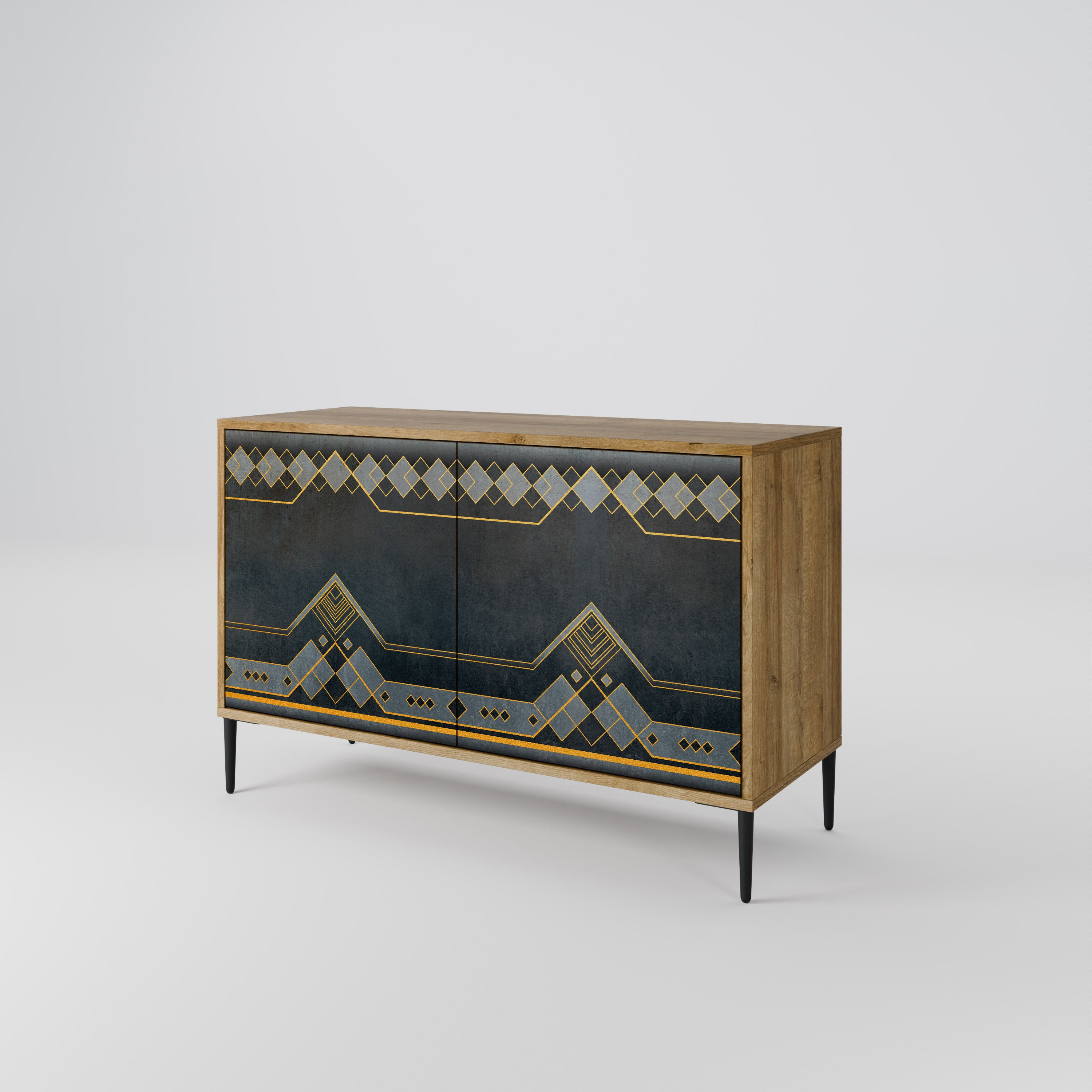 ROYAL ORDINARINESS 2-Door Sideboard in Oak Effect