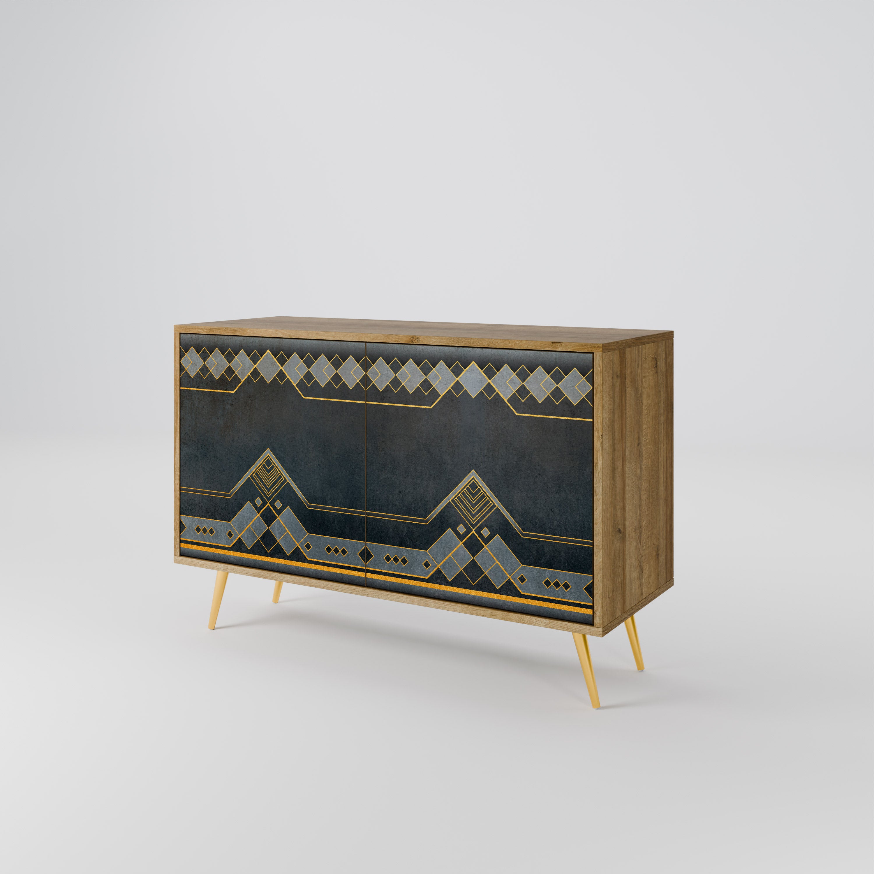 ROYAL ORDINARINESS 2-Door Sideboard in Oak Effect