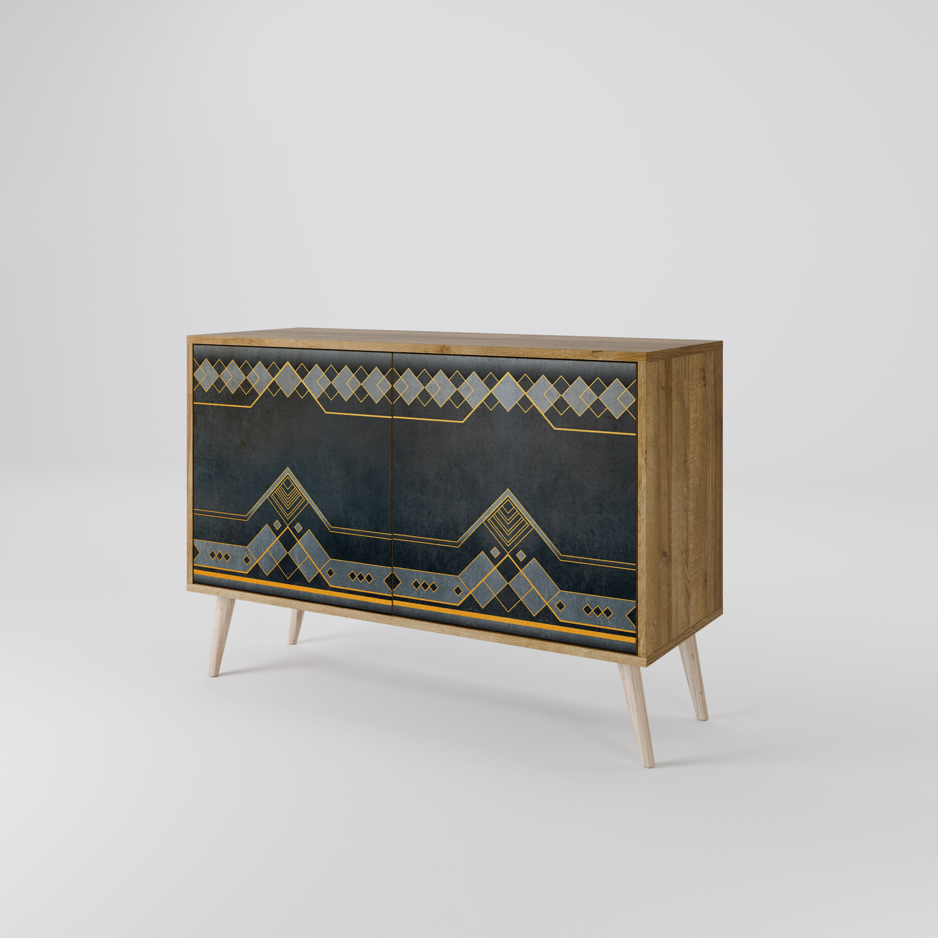 ROYAL ORDINARINESS 2-Door Sideboard in Oak Effect