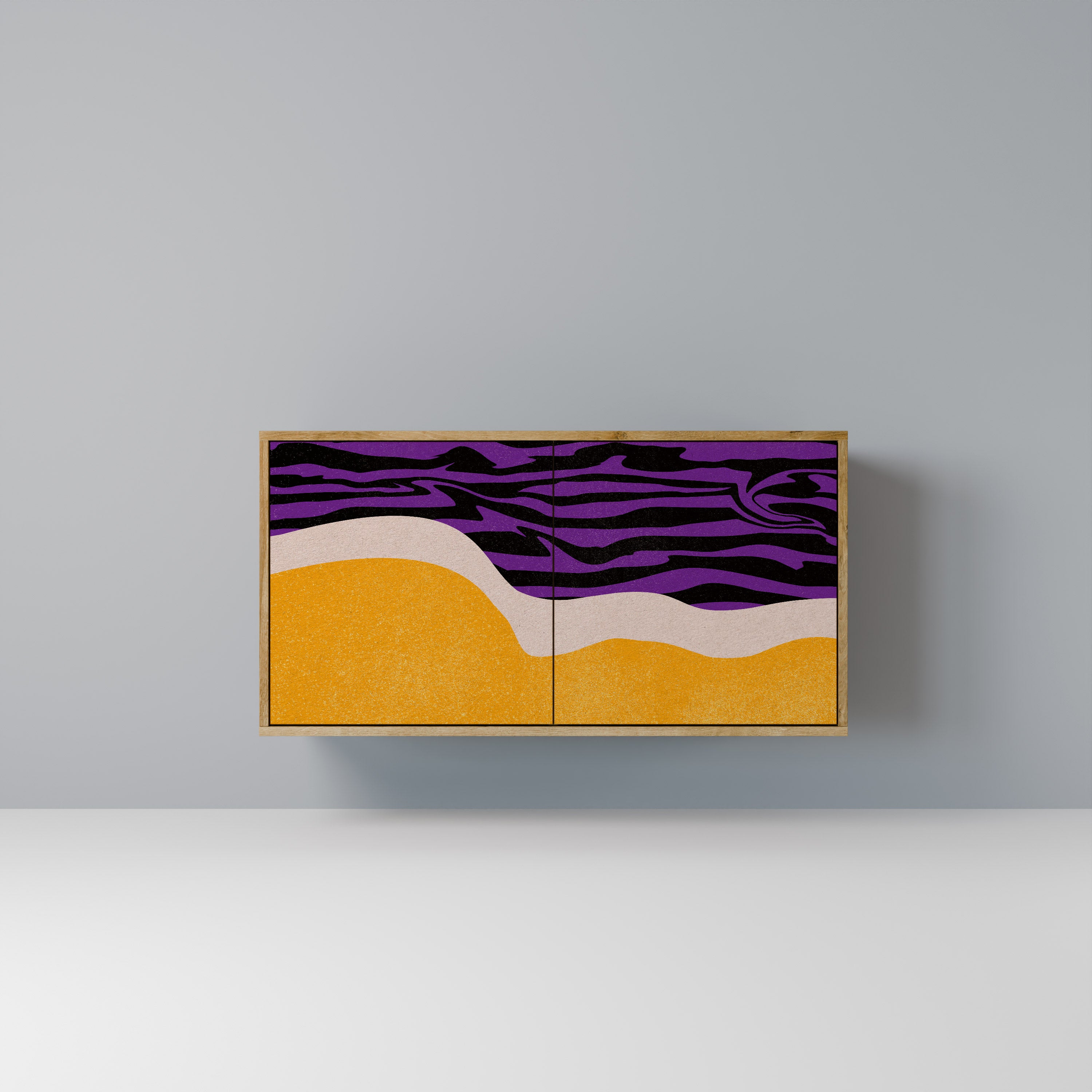 INDEPENDENT BORDER 2-Door Sideboard in Oak Effect