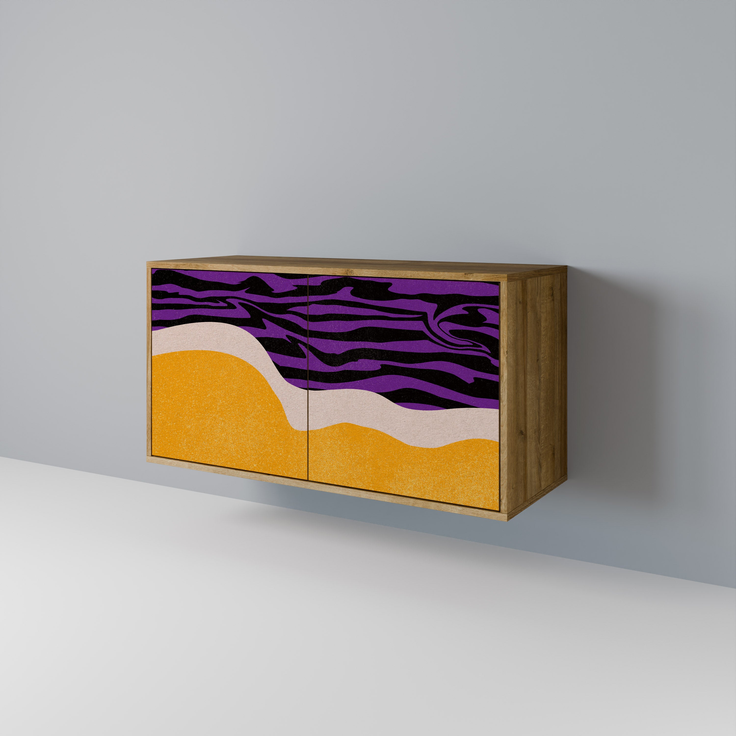 INDEPENDENT BORDER 2-Door Sideboard in Oak Effect