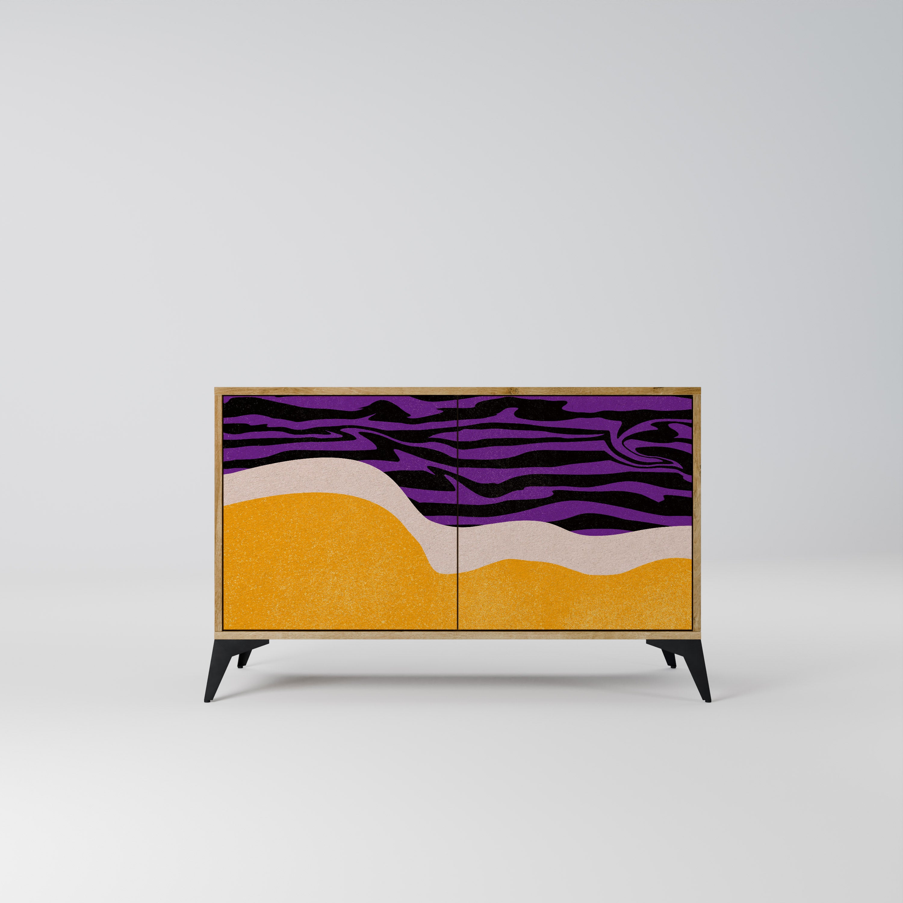 INDEPENDENT BORDER 2-Door Sideboard in Oak Effect