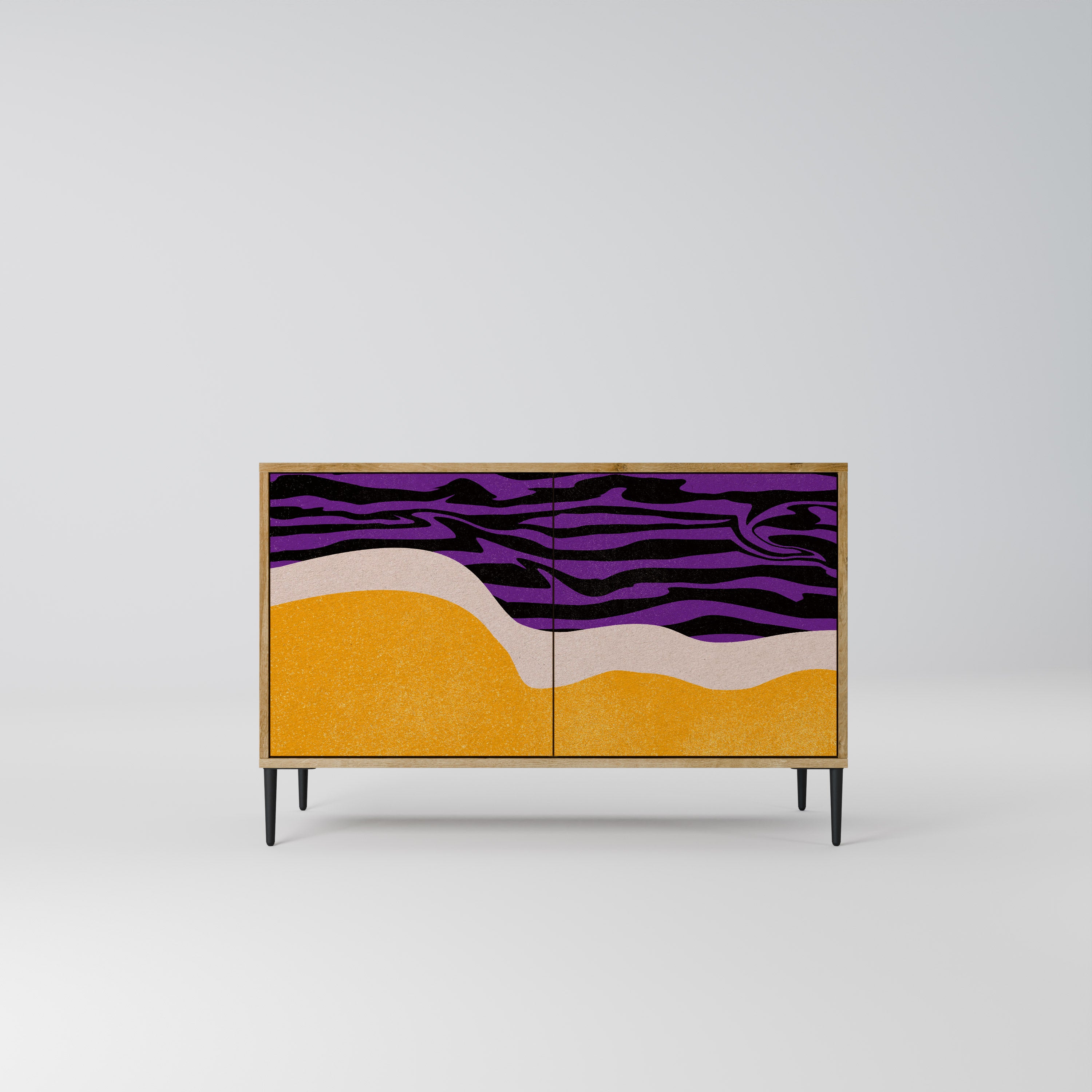 INDEPENDENT BORDER 2-Door Sideboard in Oak Effect