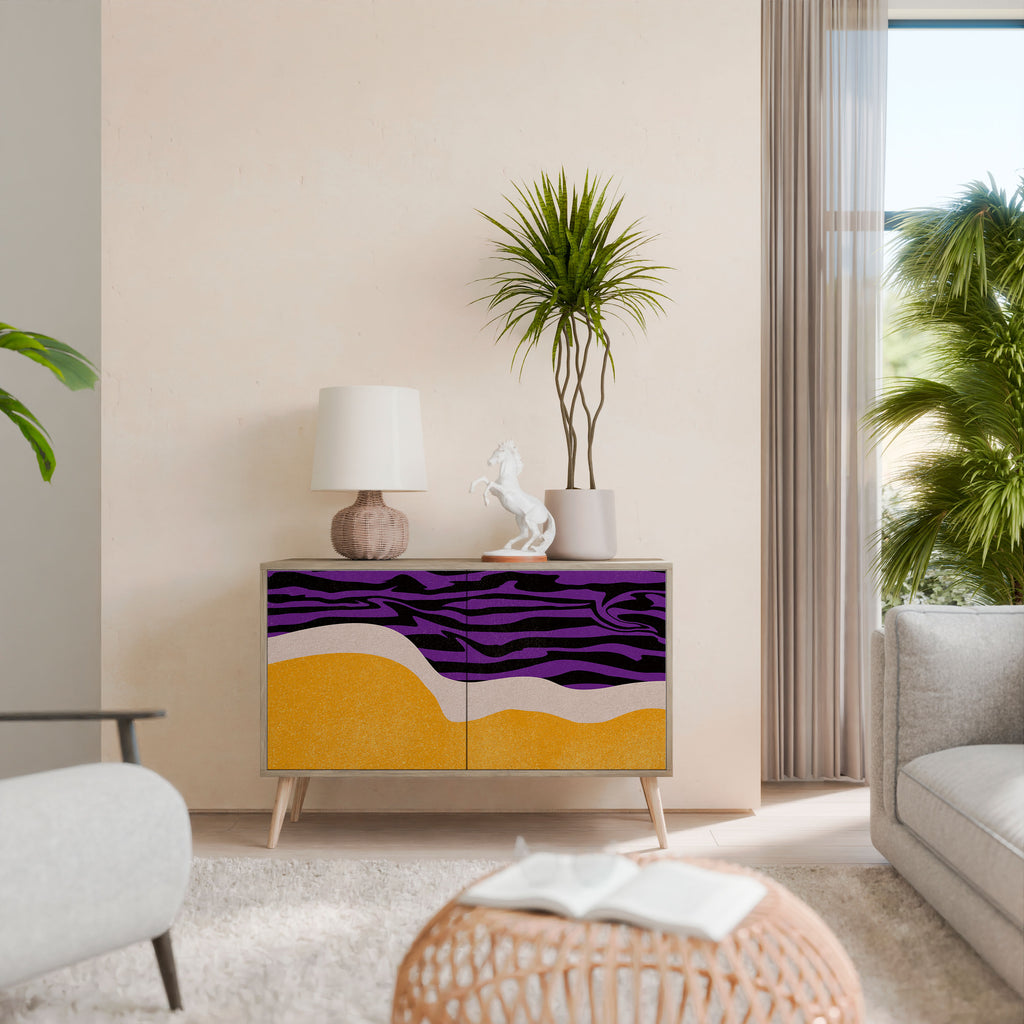 INDEPENDENT BORDER 2-Door Sideboard in Oak Effect