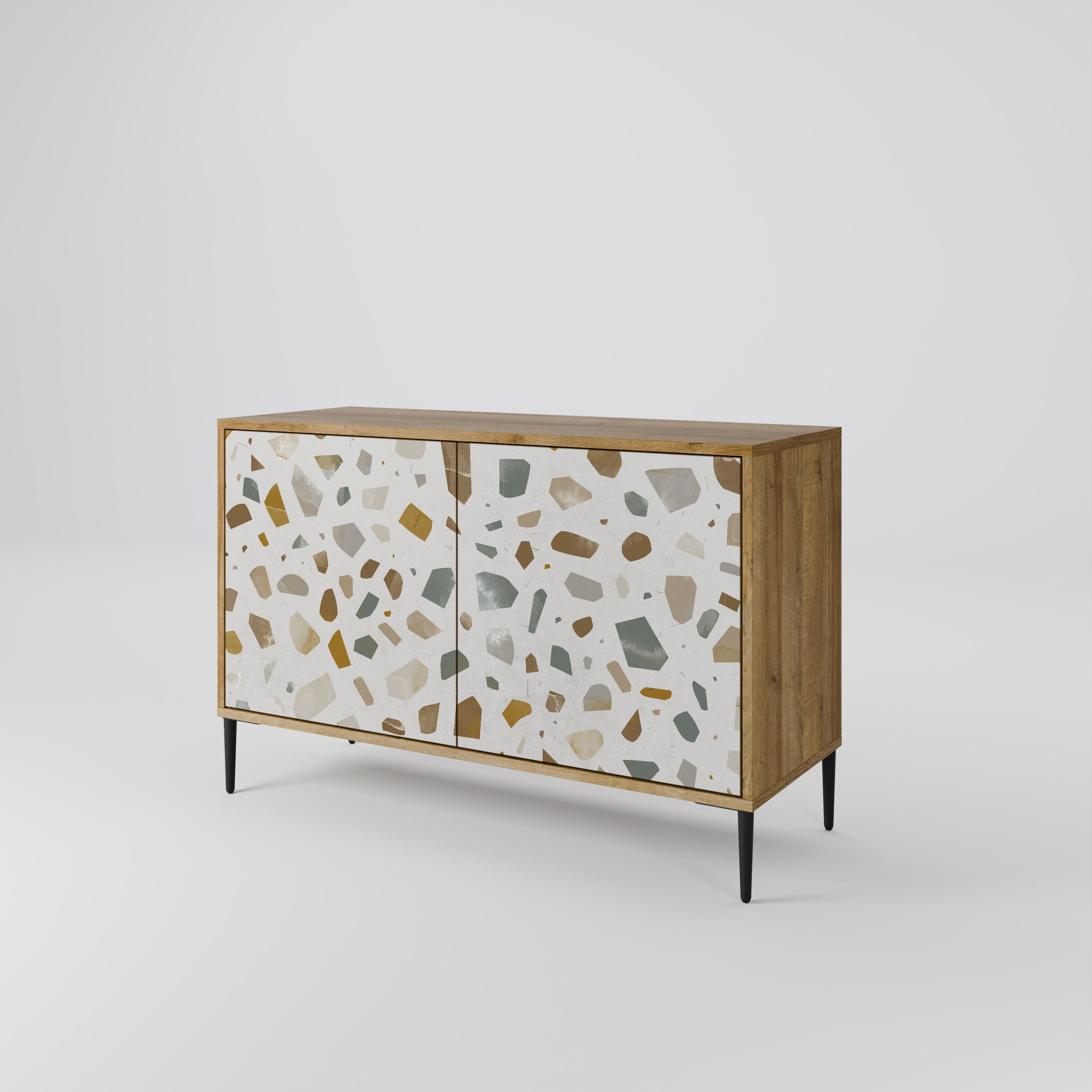 PIECES OF TOMORROW 2-Door Sideboard in Oak Effect