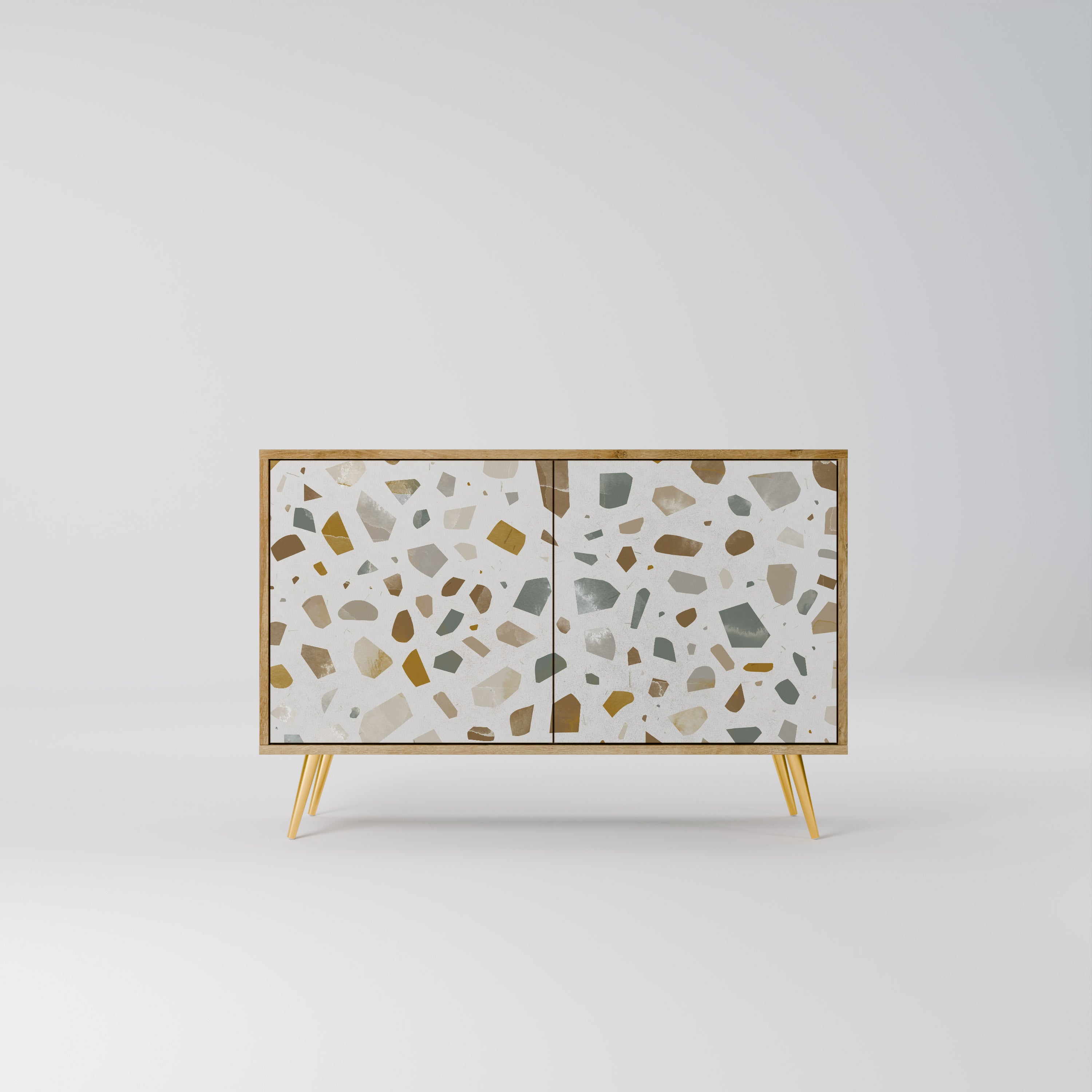 PIECES OF TOMORROW 2-Door Sideboard in Oak Effect