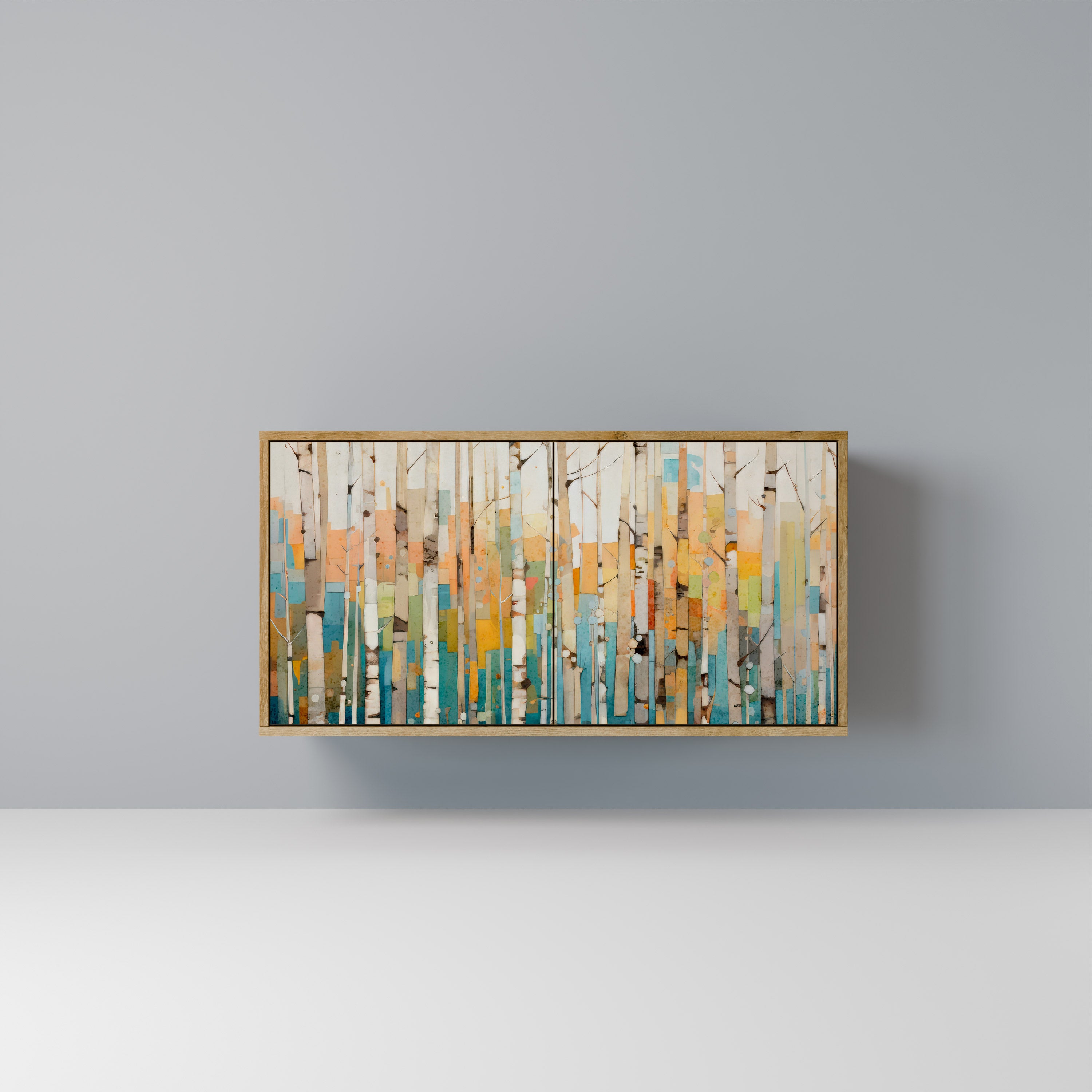 BIRCH KALEIDOSCOPE 2-Door Sideboard in Oak Effect