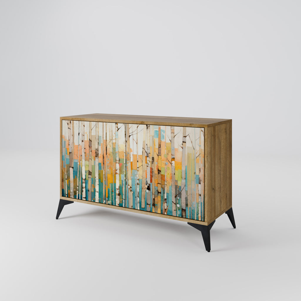 BIRCH KALEIDOSCOPE 2-Door Sideboard in Oak Effect