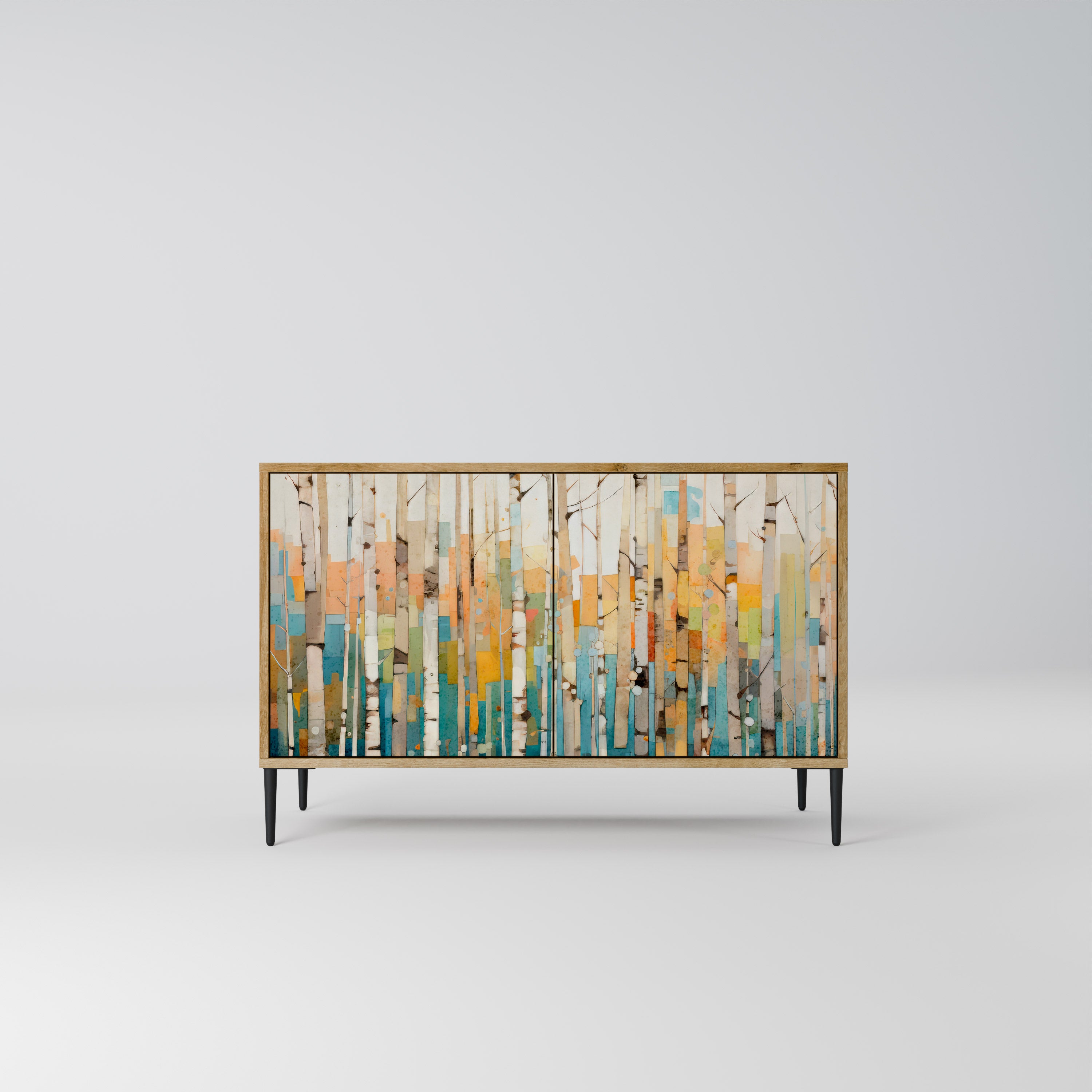 BIRCH KALEIDOSCOPE 2-Door Sideboard in Oak Effect