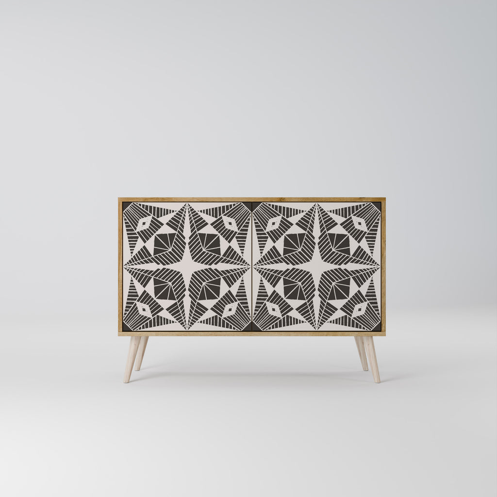MONOCHROME NEXUS 2-Door Sideboard in Oak Effect
