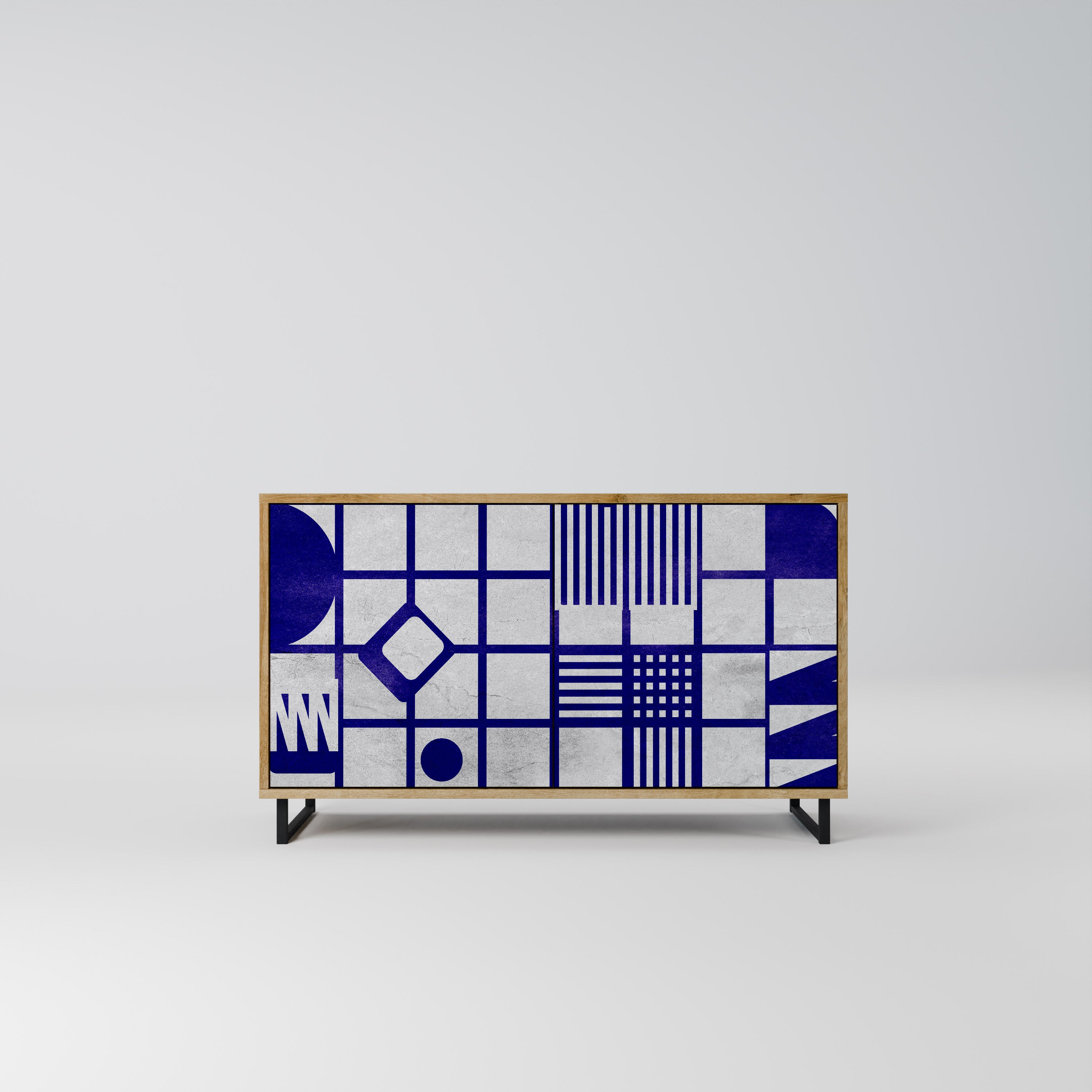 THE RIGHT PLACES 2-Door Sideboard in Oak Effect