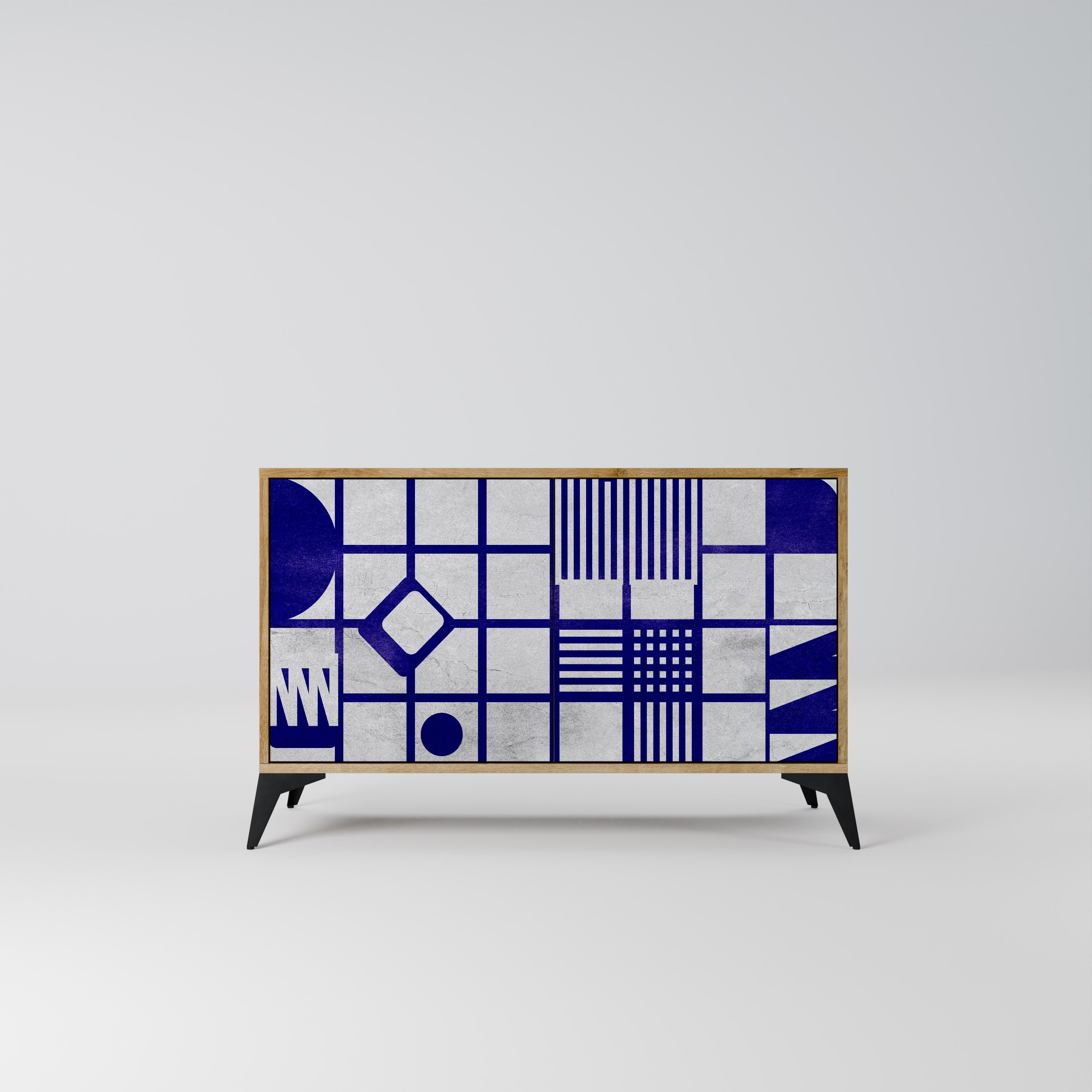 THE RIGHT PLACES 2-Door Sideboard in Oak Effect