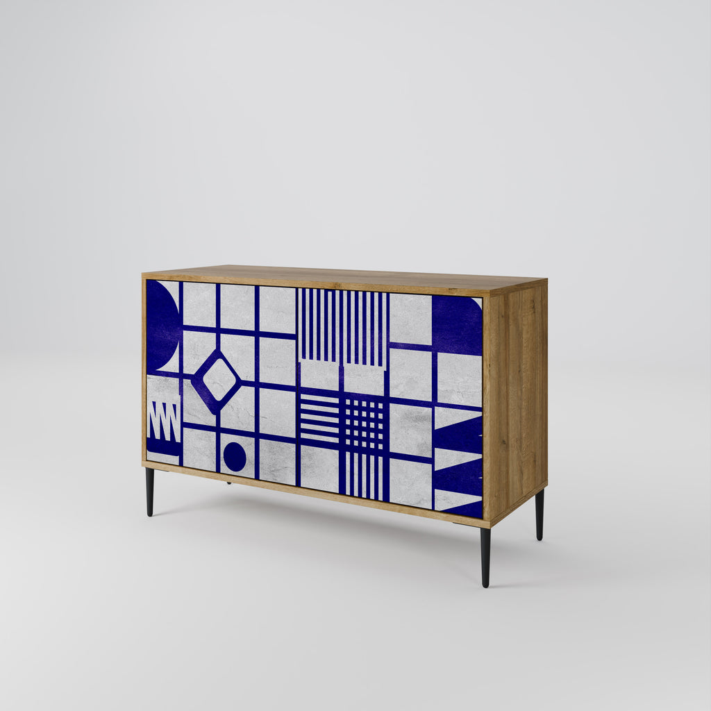 THE RIGHT PLACES 2-Door Sideboard in Oak Effect