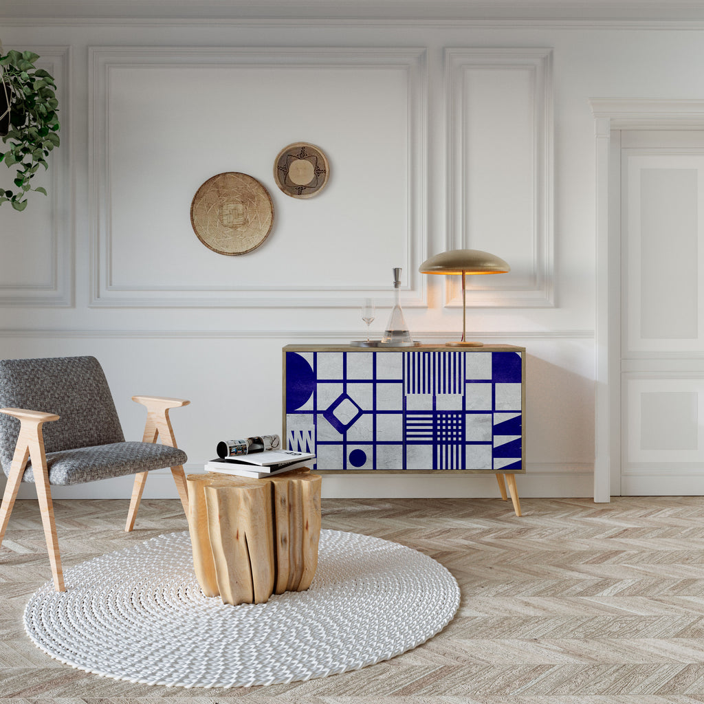 THE RIGHT PLACES 2-Door Sideboard in Oak Effect