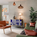 THE RIGHT PLACES Aparador de 2 Puertas en Efecto Roble