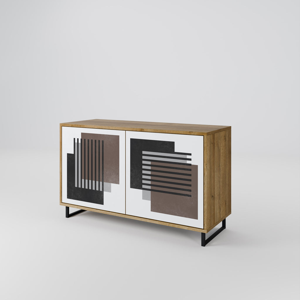 SHADOW SYNCHRONY 2-Door Sideboard in Oak Effect