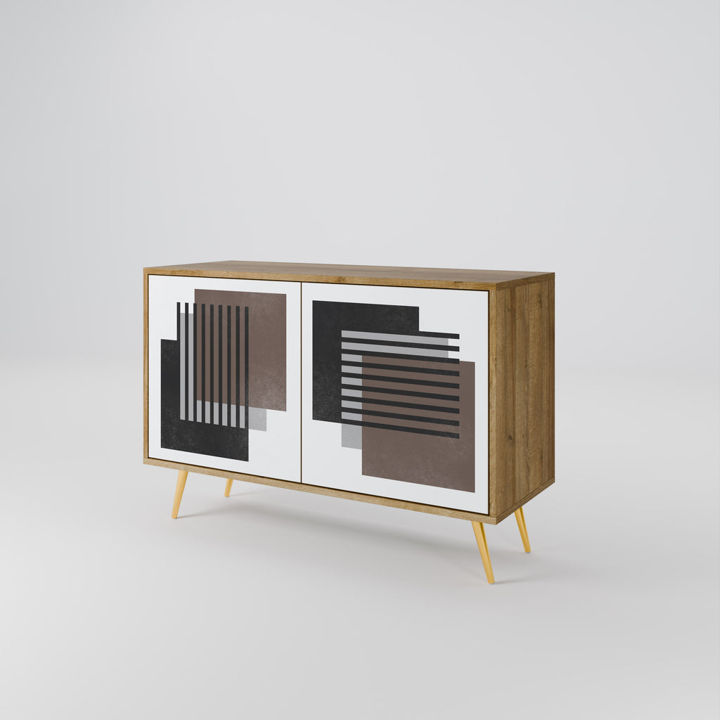 SHADOW SYNCHRONY 2-Door Sideboard in Oak Effect