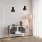 SHADOW SYNCHRONY Aparador de 2 Puertas en Efecto Roble