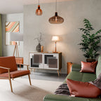 SHADOW SYNCHRONY Aparador de 2 Puertas en Efecto Roble