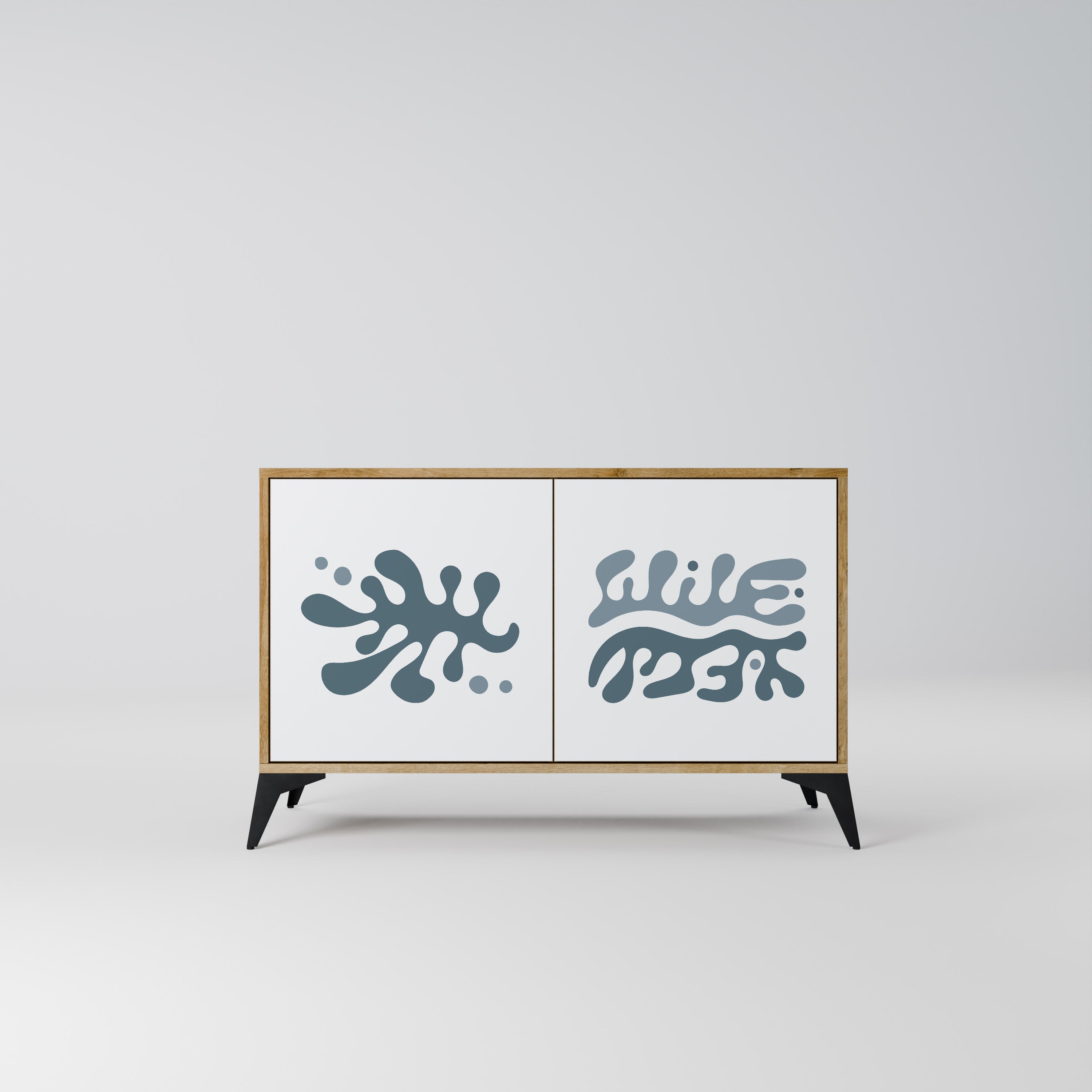 WONDERLAND VEGETATION 2-Door Sideboard in Oak Effect