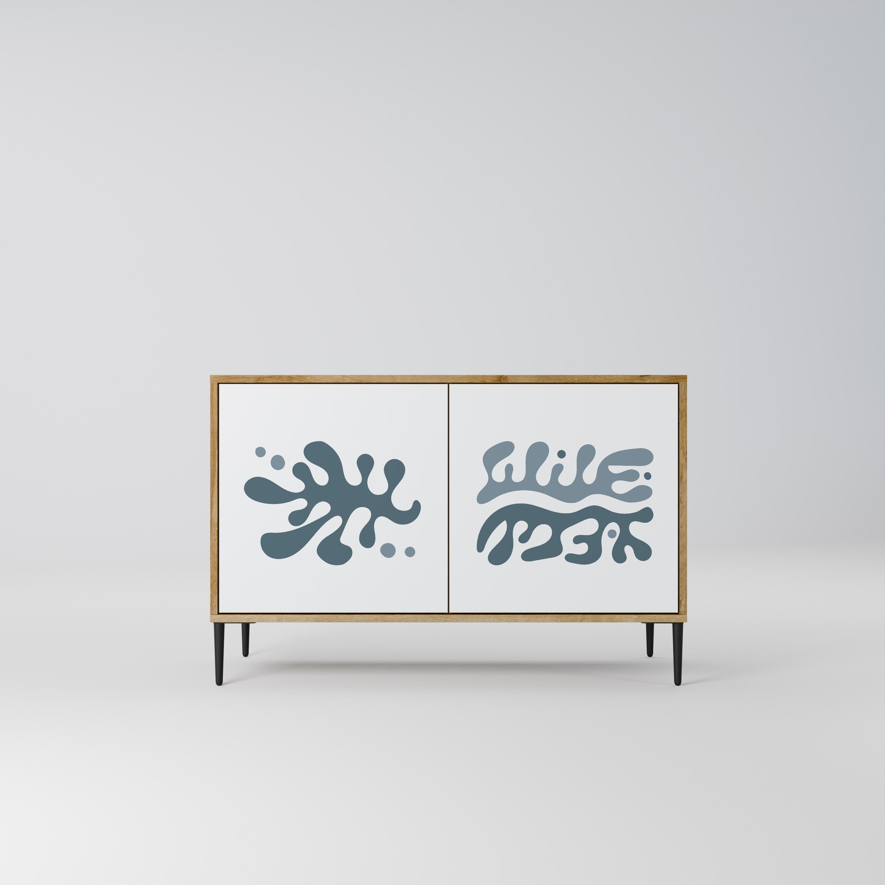 WONDERLAND VEGETATION 2-Door Sideboard in Oak Effect