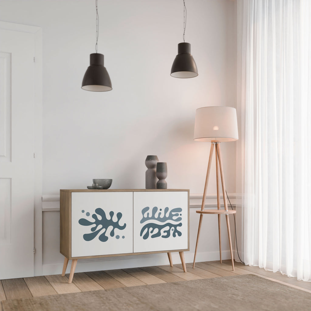 WONDERLAND VEGETATION 2-Door Sideboard in Oak Effect