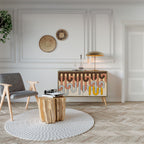 COLORFUL STRINGS Aparador de 2 Puertas