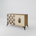 SEE MORE 2-Door Sideboard in Oak Effect